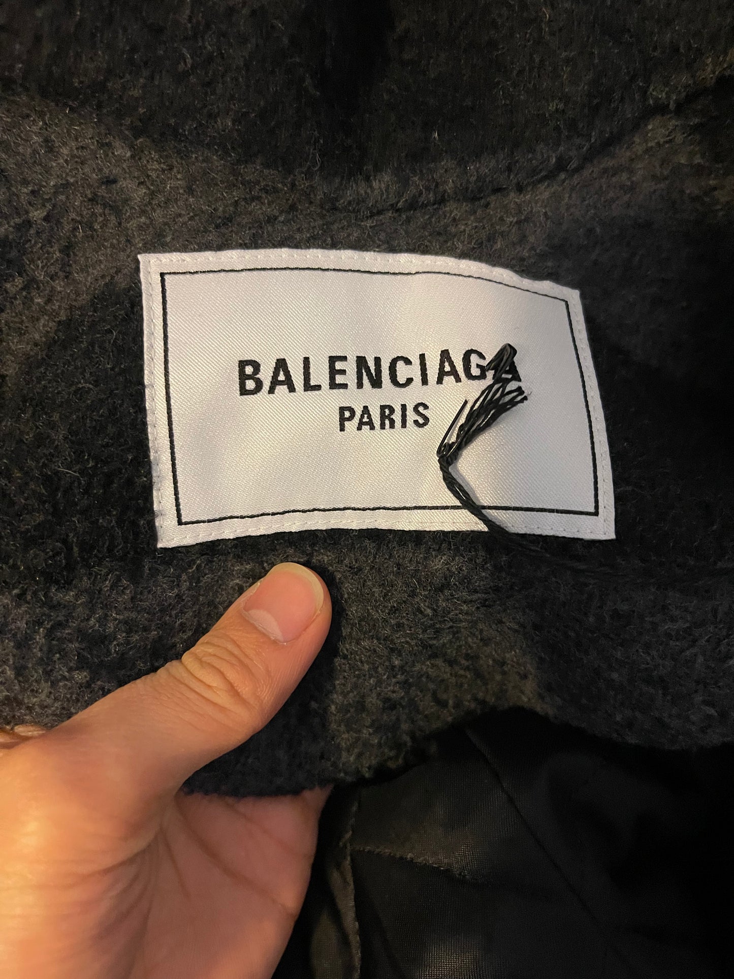 Balenciaga SS21 clones flannel coat swing single center bathrobe