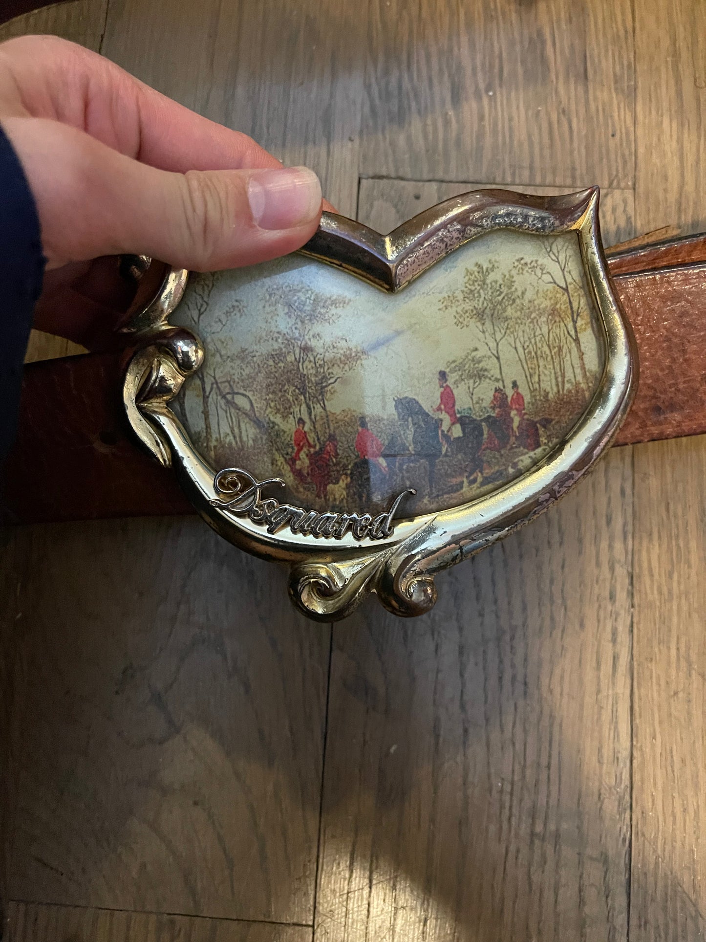 Dsquared2 portrait belt