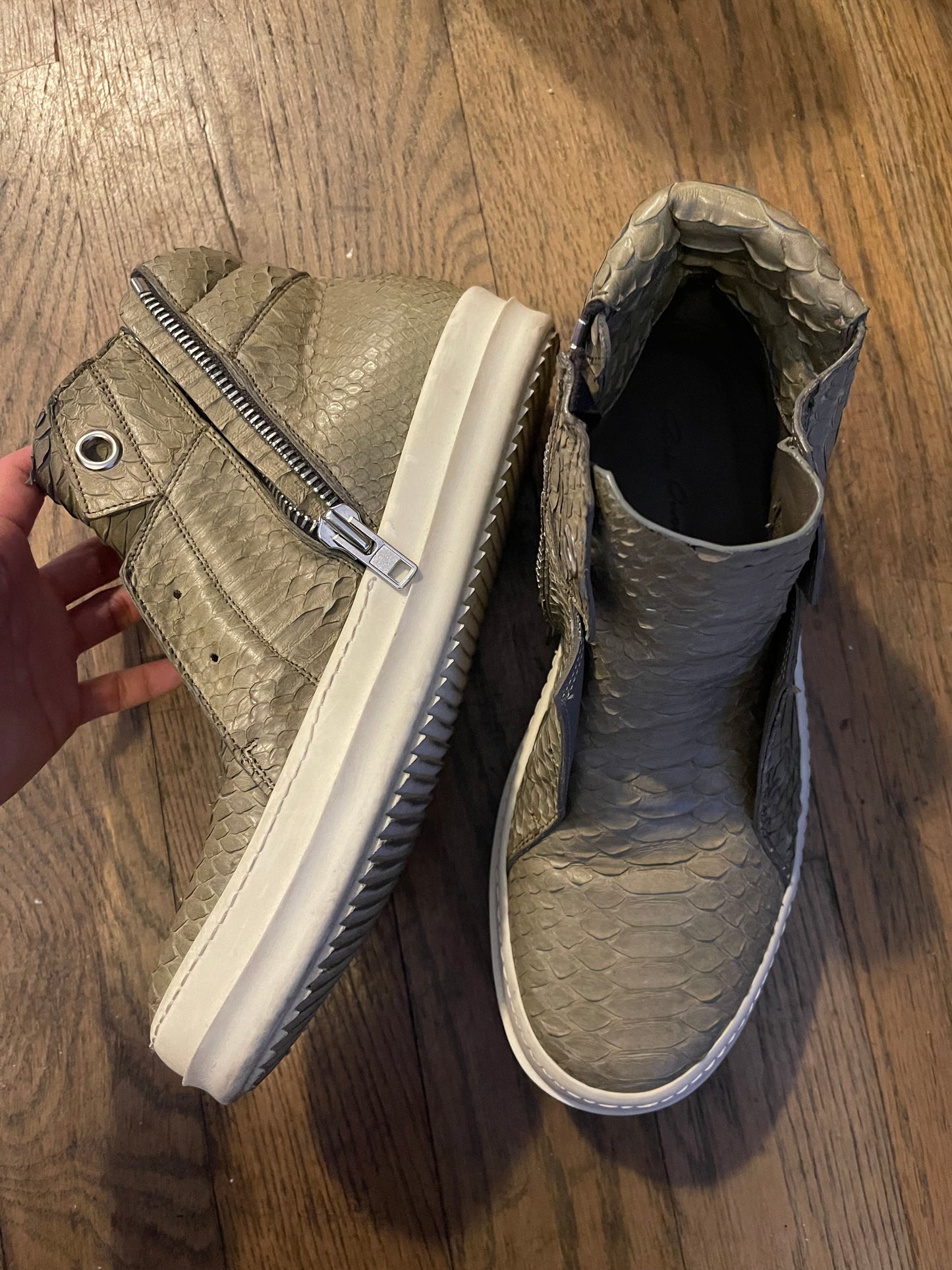 Rick Owens SS13 island python dunks
