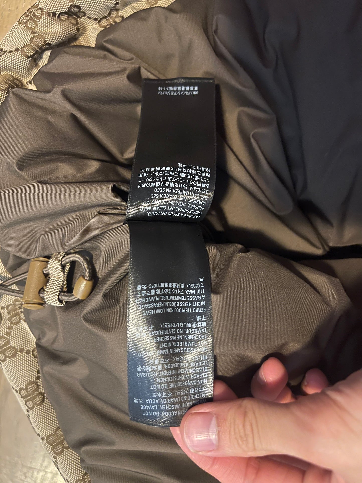 Balenciaga x Gucci c shape hacker puffer vest