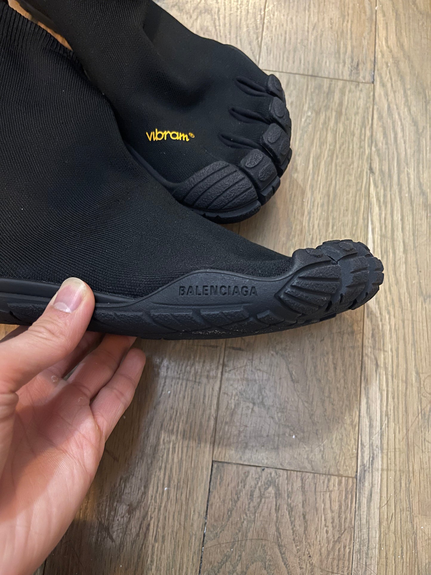 Balenciaga vibram five toe shoes