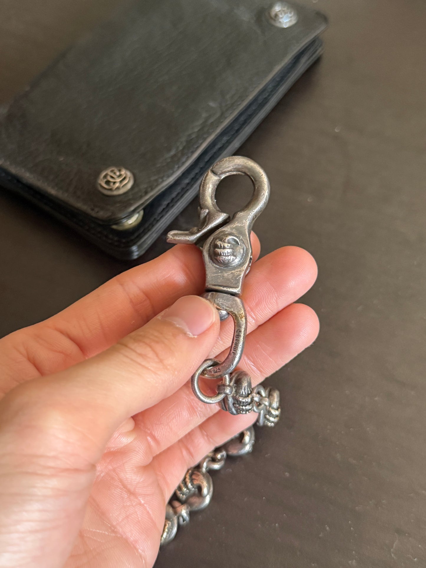 Chrome hearts 90s talon multi ball wallet chain