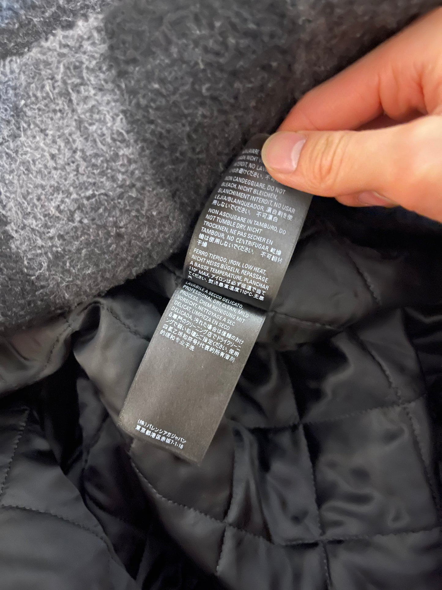 Balenciaga SS21 clones flannel coat swing single center bathrobe
