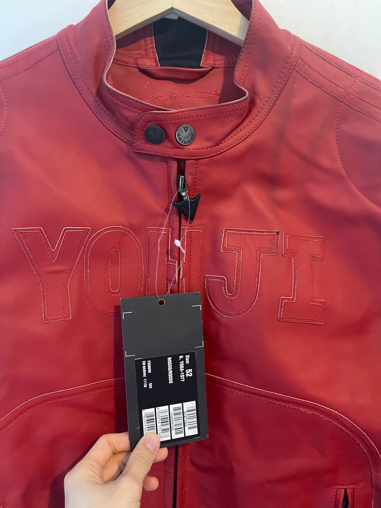 Yohji Yamamoto daniese YOHJI aw04 leather jacket