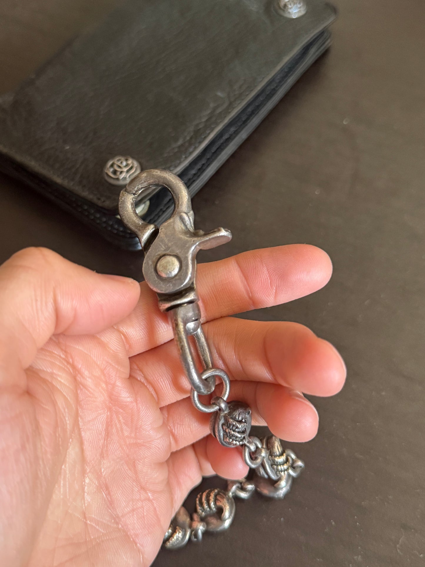 Chrome hearts 90s talon multi ball wallet chain