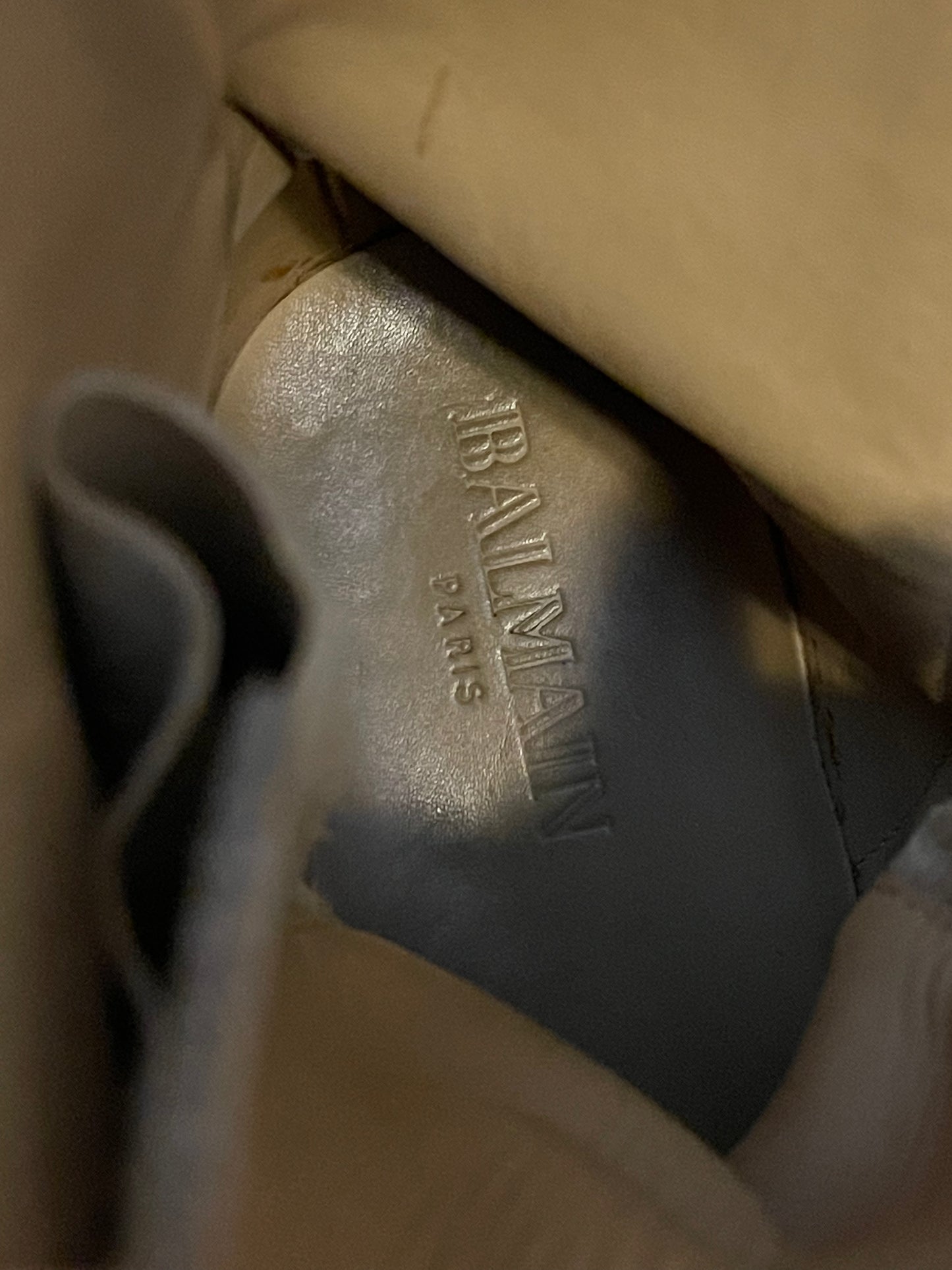 Balmain aw11 decarnin ranger boots