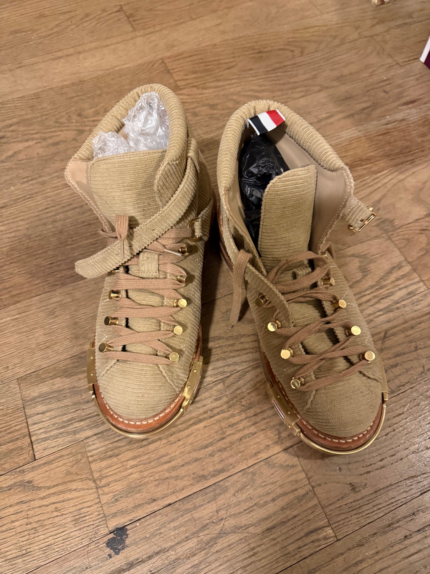 Thom Browne Corduroy ski boots