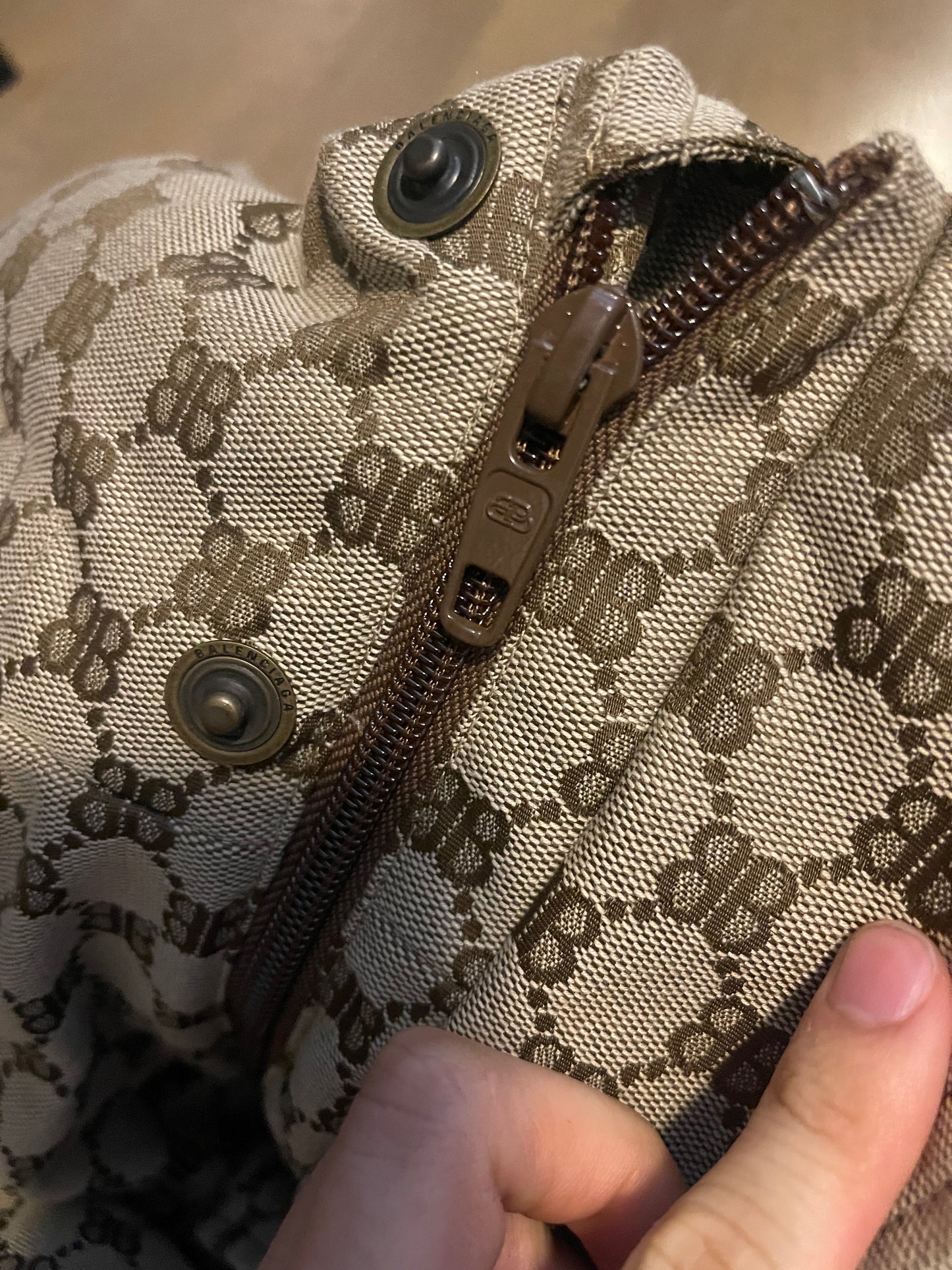 Balenciaga x Gucci c shape hacker puffer vest