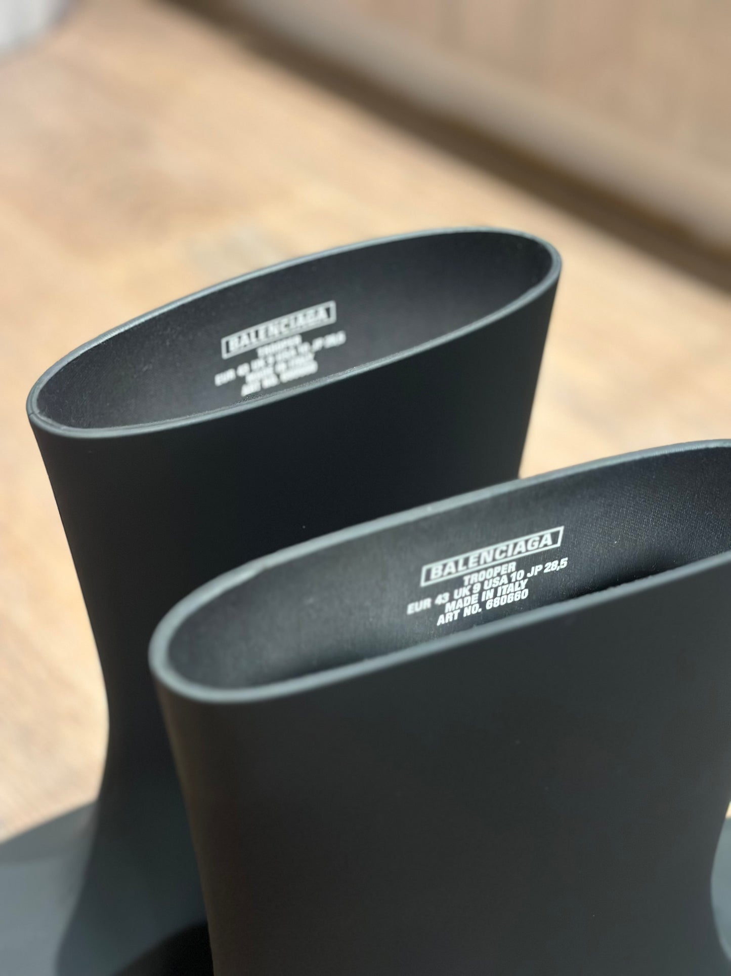 Balenciaga trooper boots