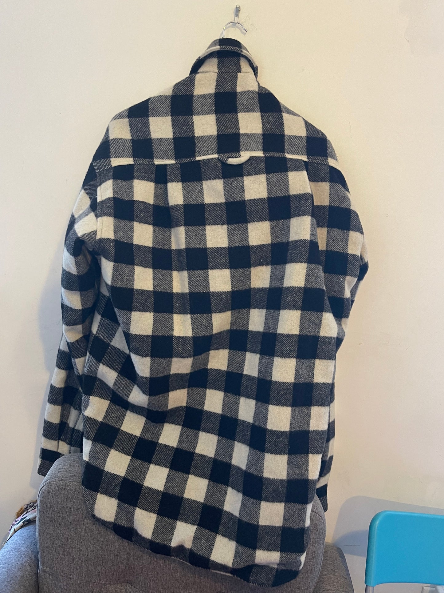 Vetements AW16 swing flannel quilted shirt