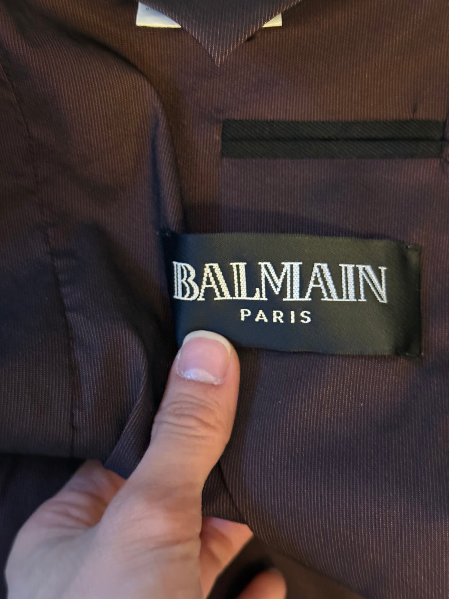 Balmain SS11 medal pin blazer
