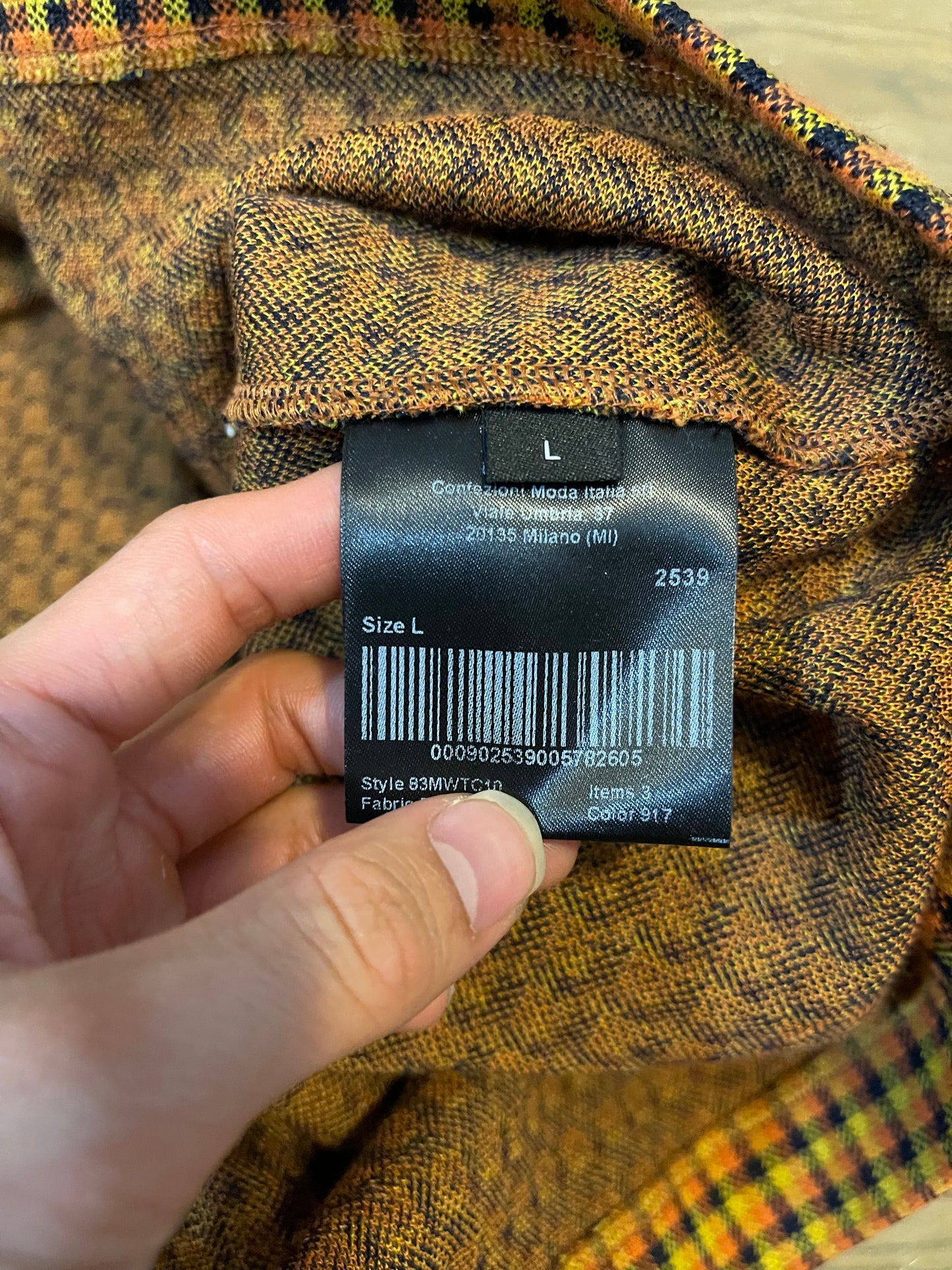 Calvin Klein 205W39Nyc plaid turtleneck long sleeve