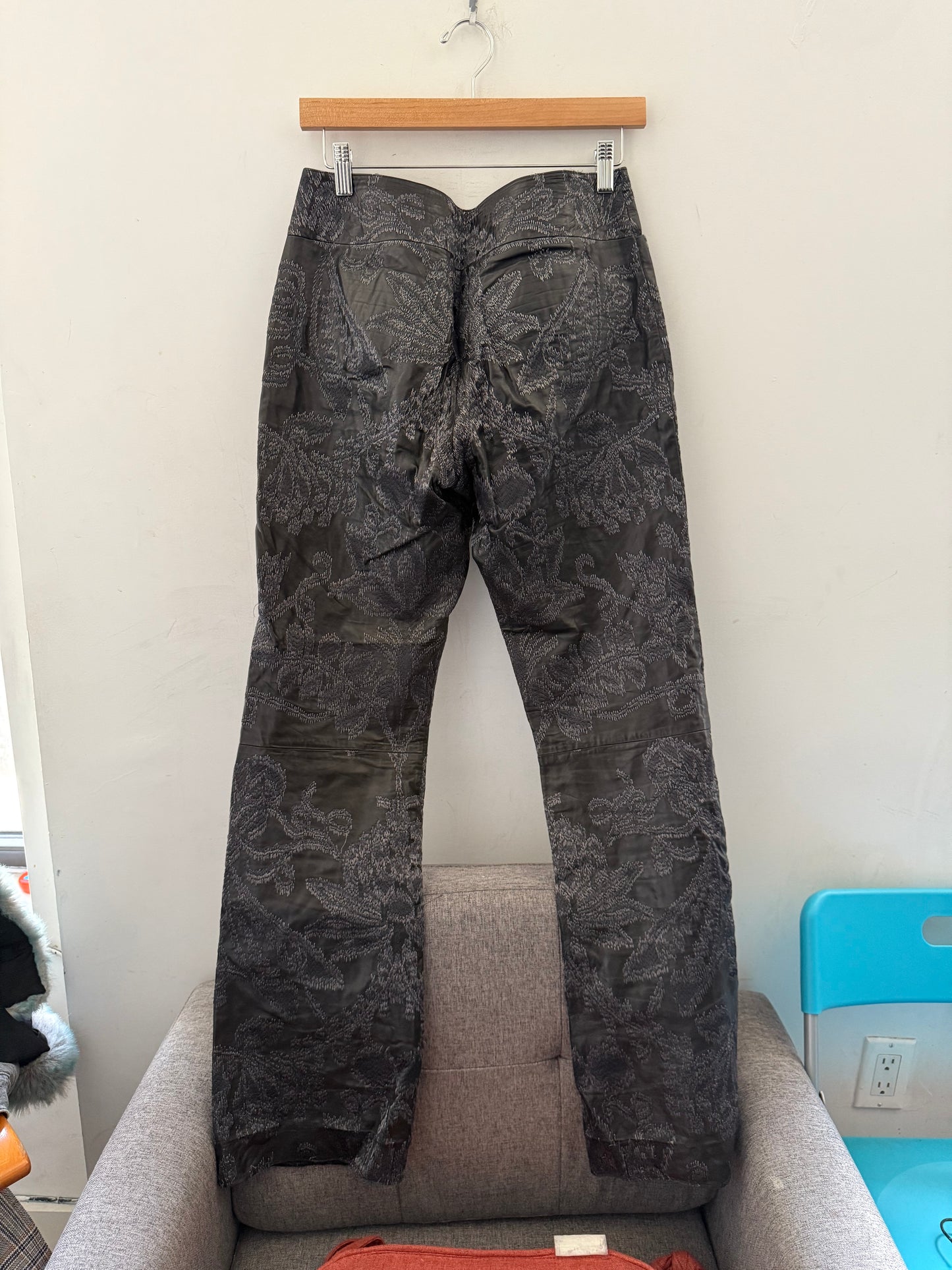 Gucci ss00 embroidered pants