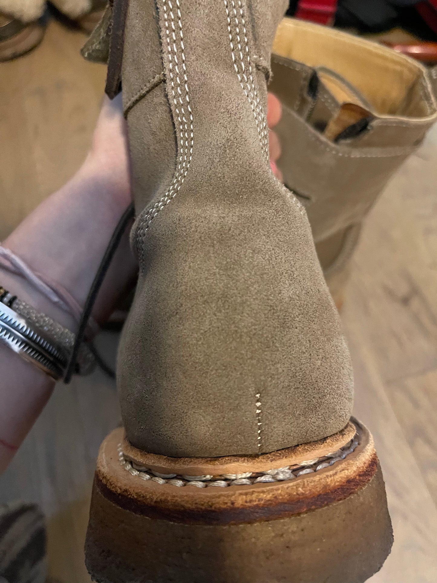 Balmain aw11 decarnin ranger boots