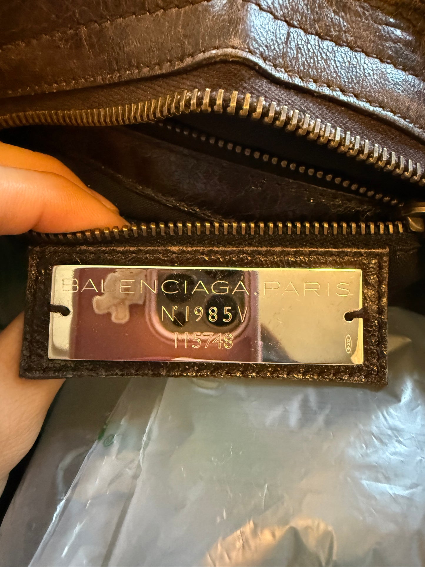 Balenciaga citi motorcycle bag