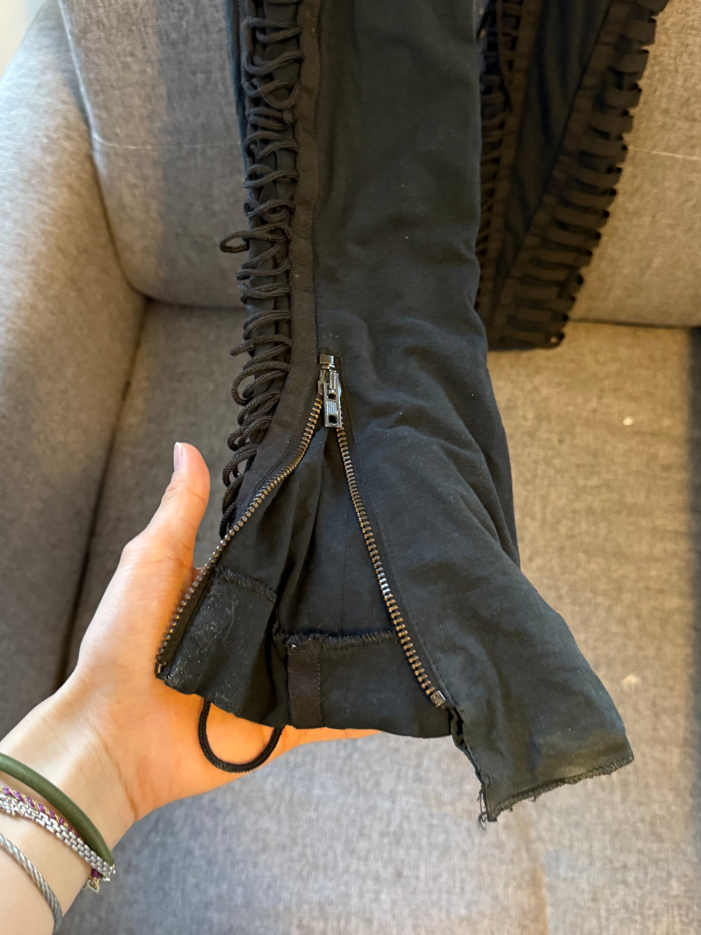 Helmut lang AW03 aviator legging pants