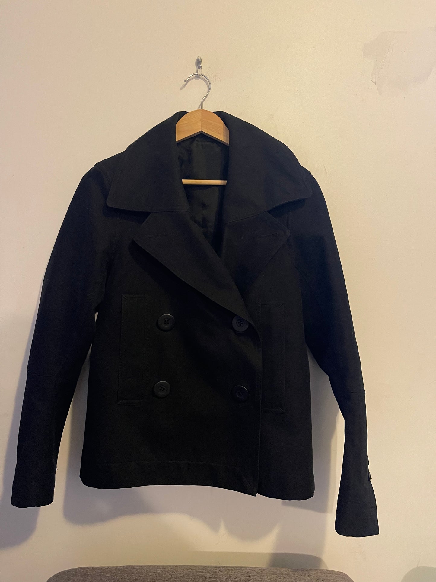 Rick Owens AW16 mastodon moleskin cropped trench coat