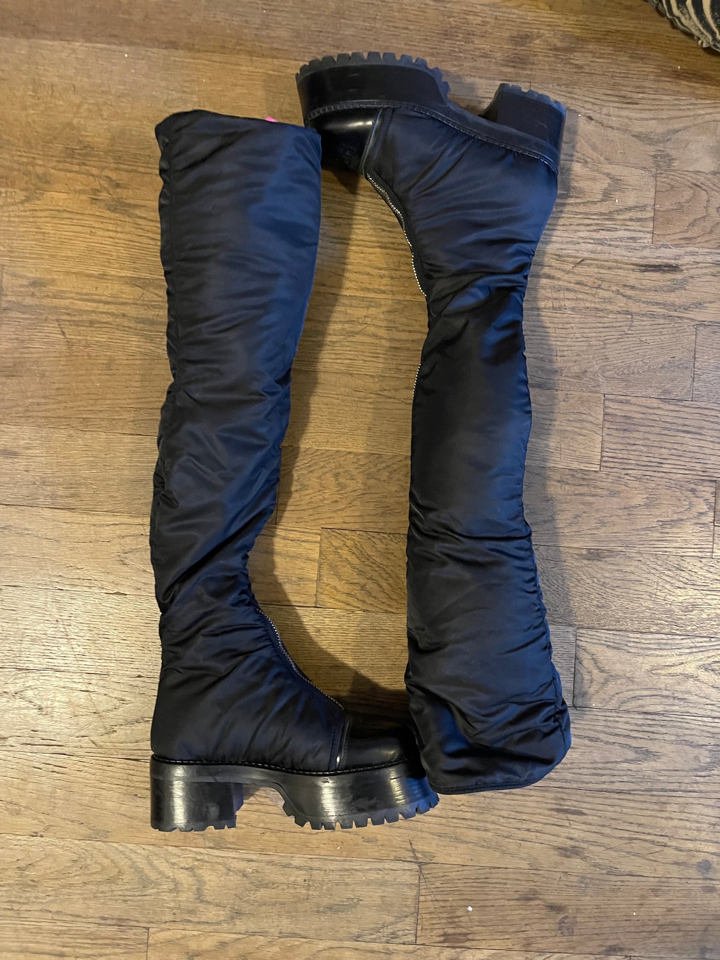 Hood by air thigh high centaur boots