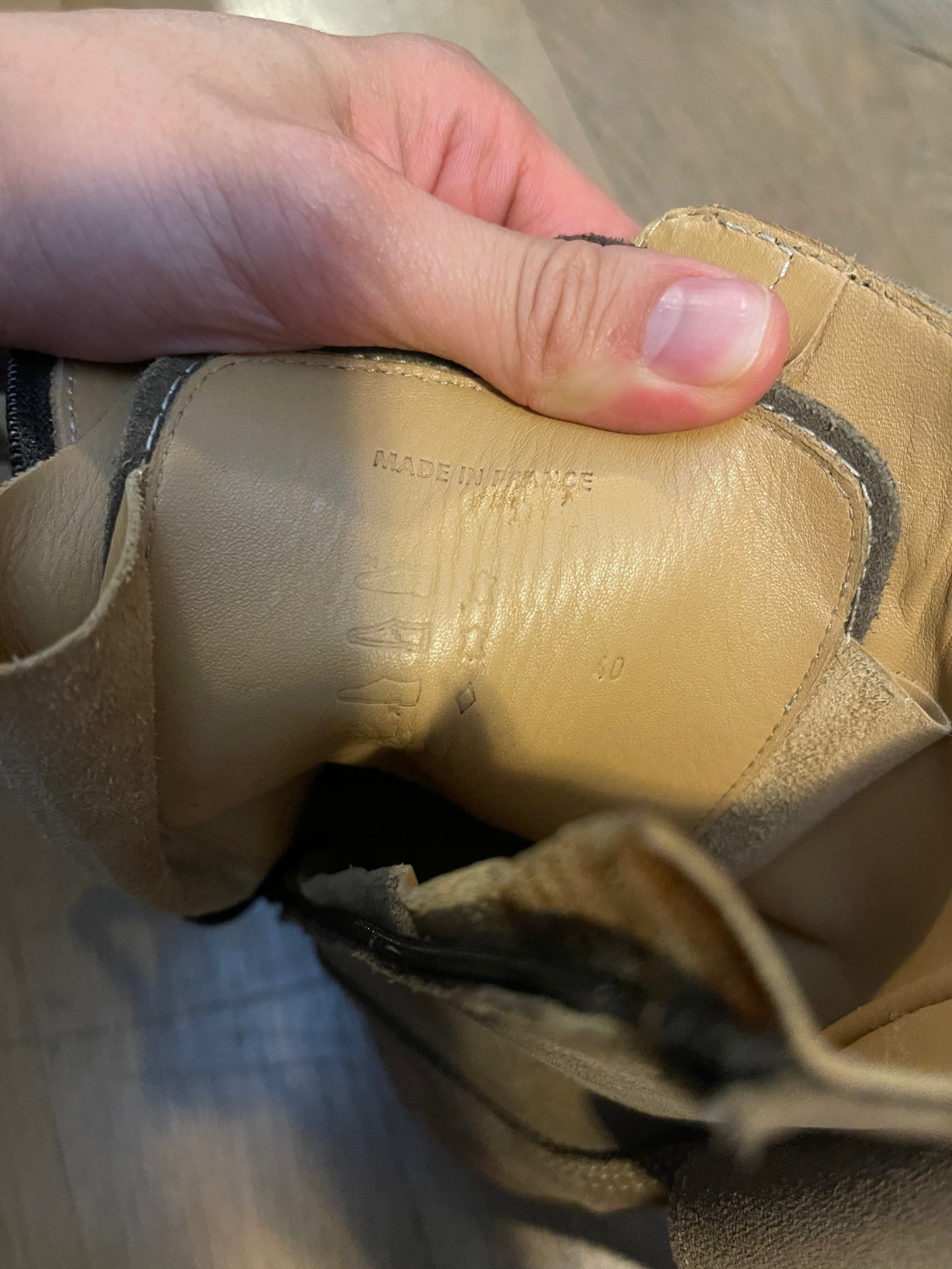 Balmain aw11 decarnin ranger boots