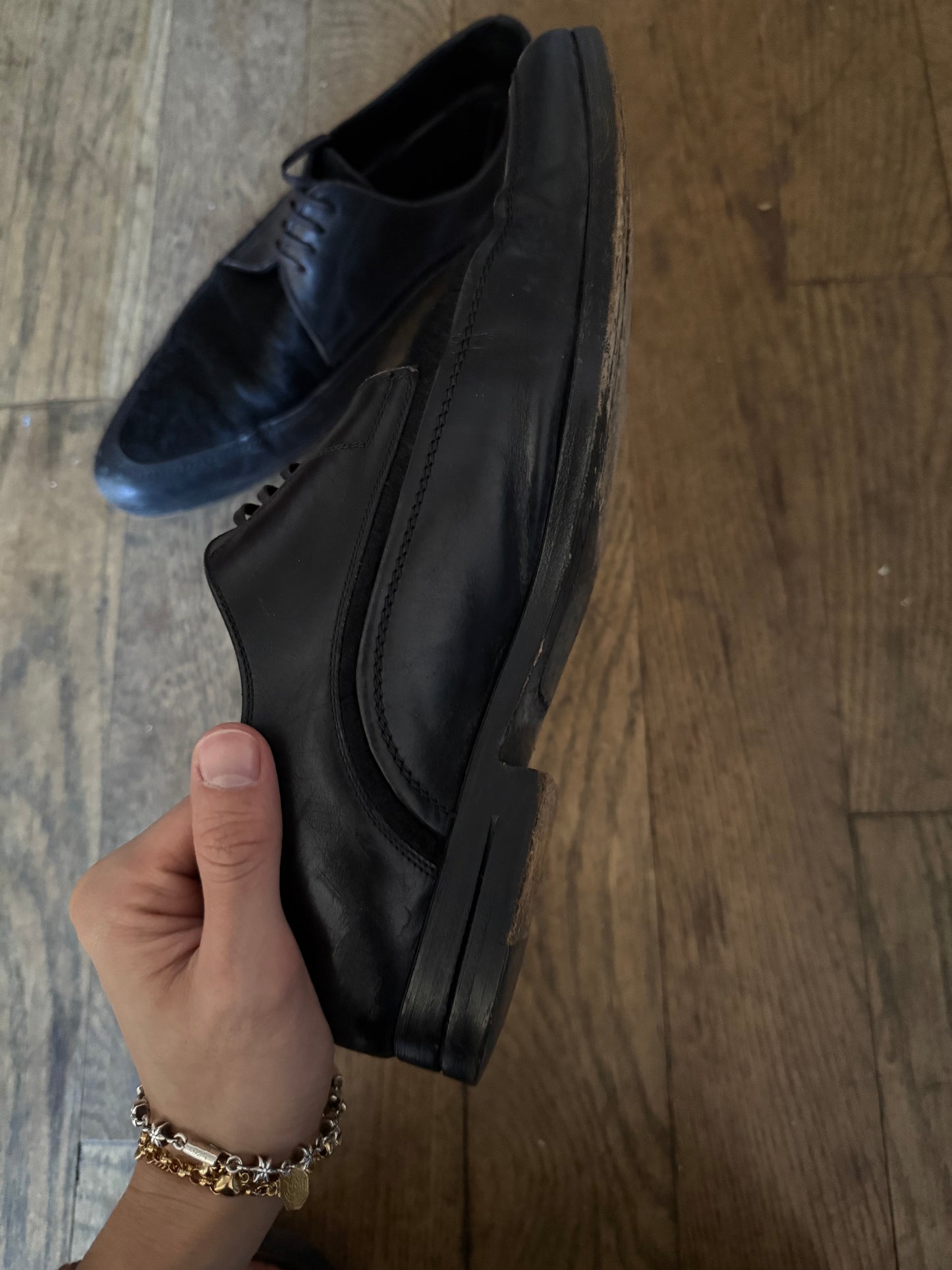 Dior Homme 05AW pony hair derby
