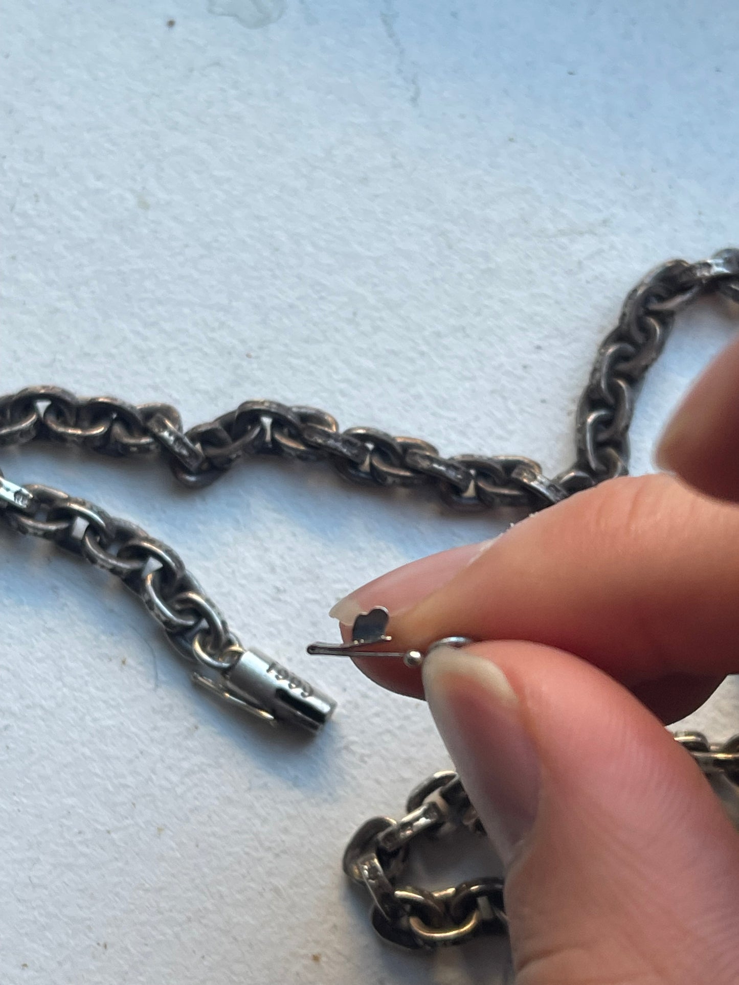 Chrome hearts 24inch paper chain necklace