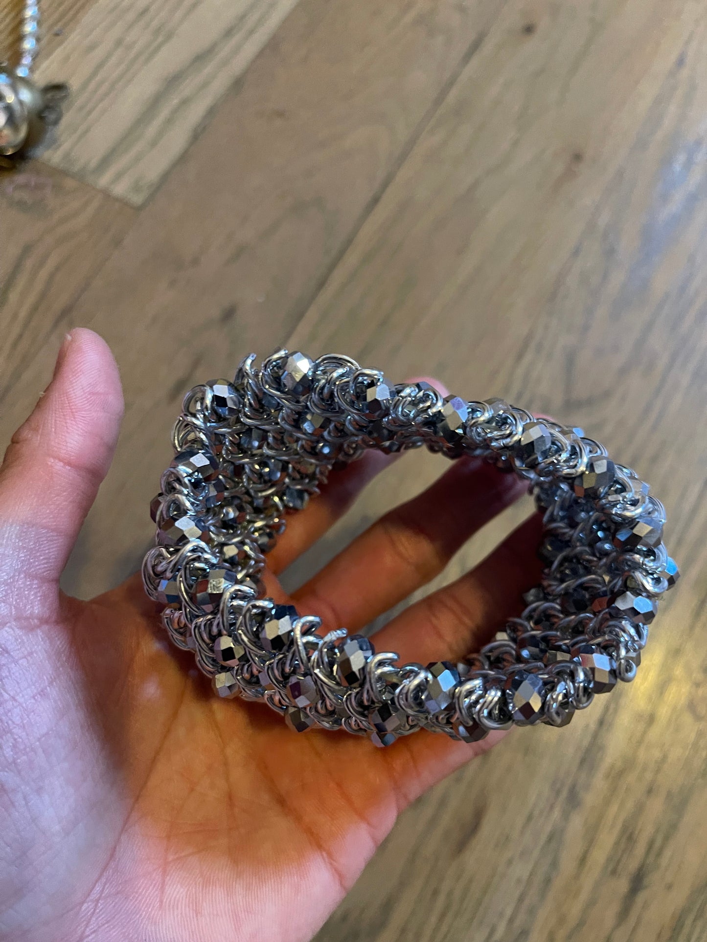 Rhinestone bangle
