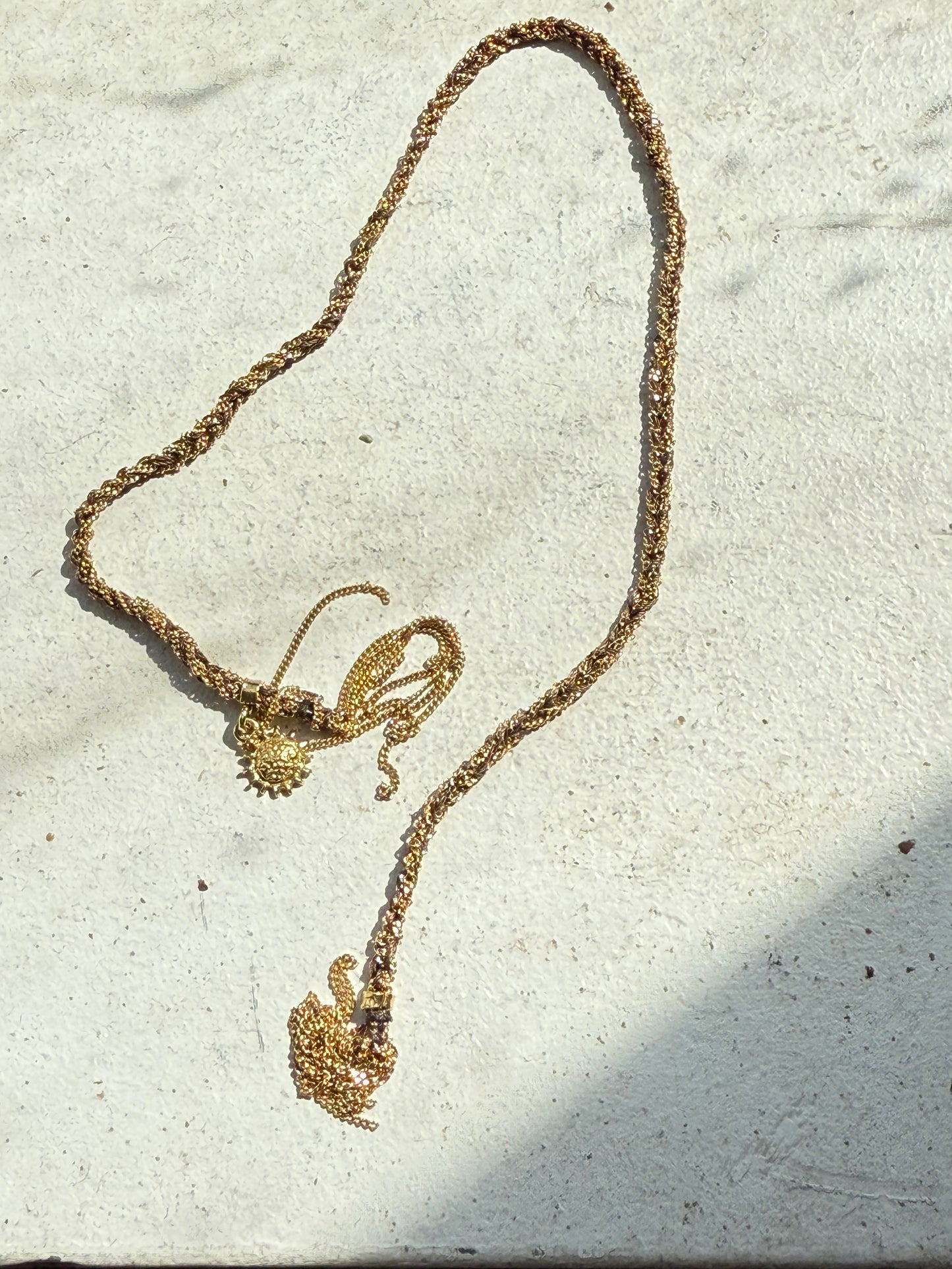 Carolina bucci 18k & silk lucky friendship bracelet