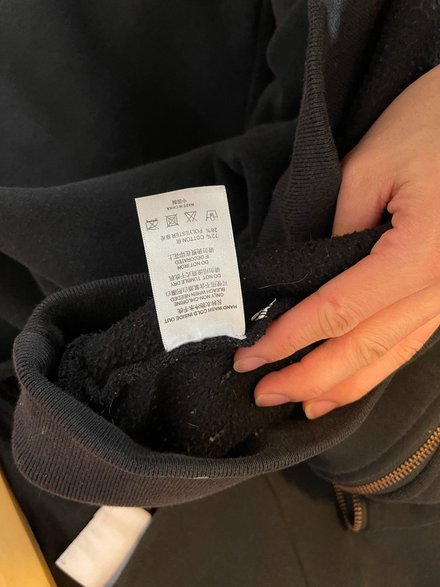 Telfar hoodie cap sample hoodie