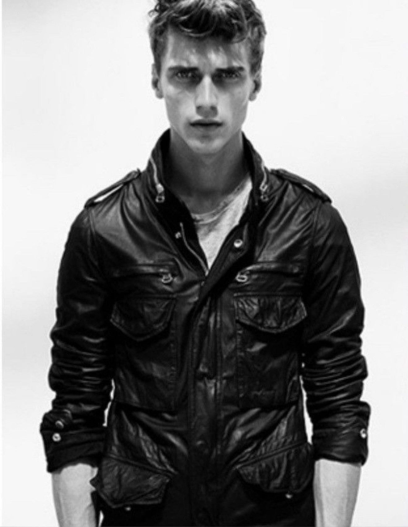 Balmain SS10 M65 leather jacket