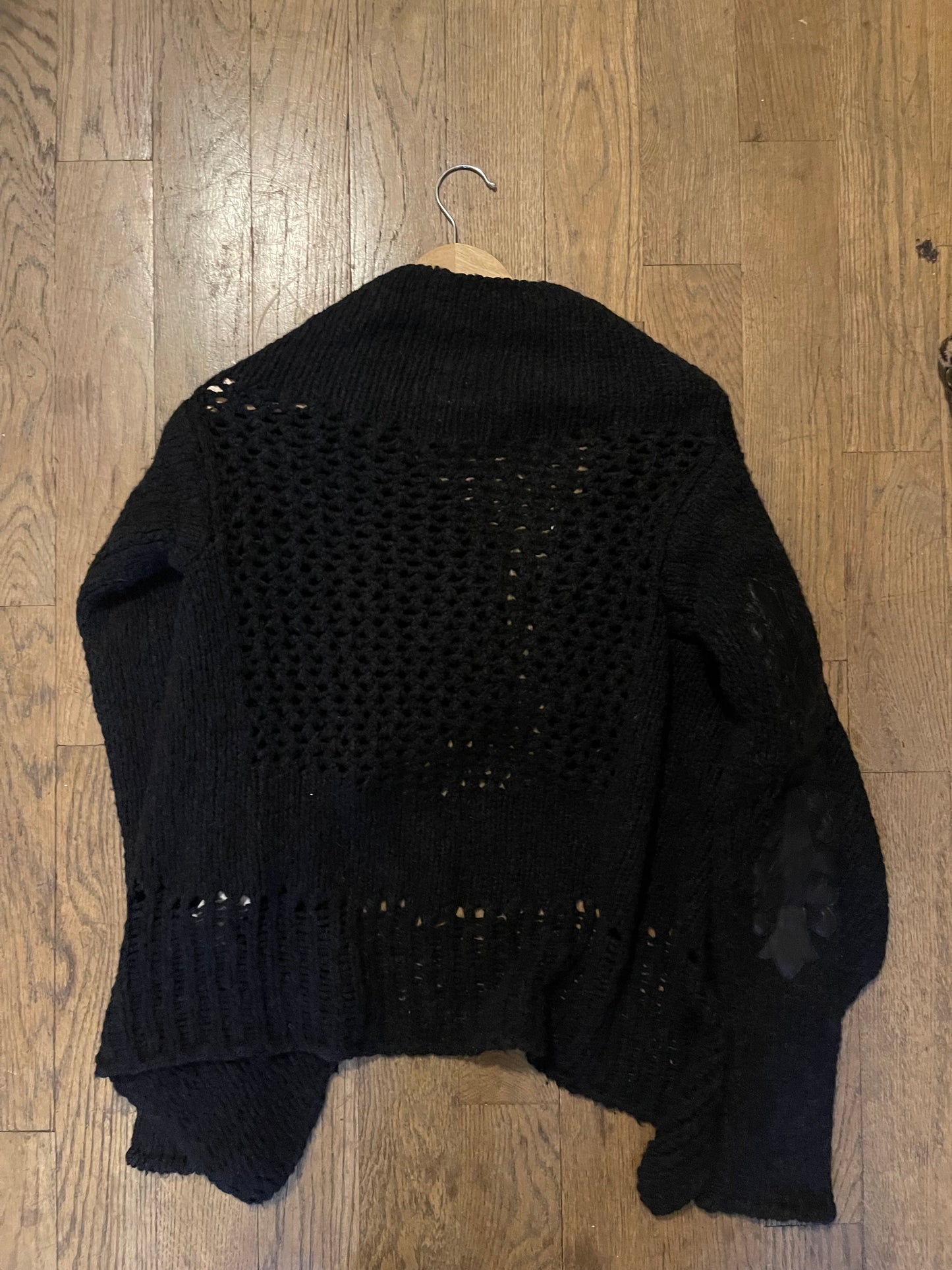 Rick Owens chrome hearts aw14 moody cardigan