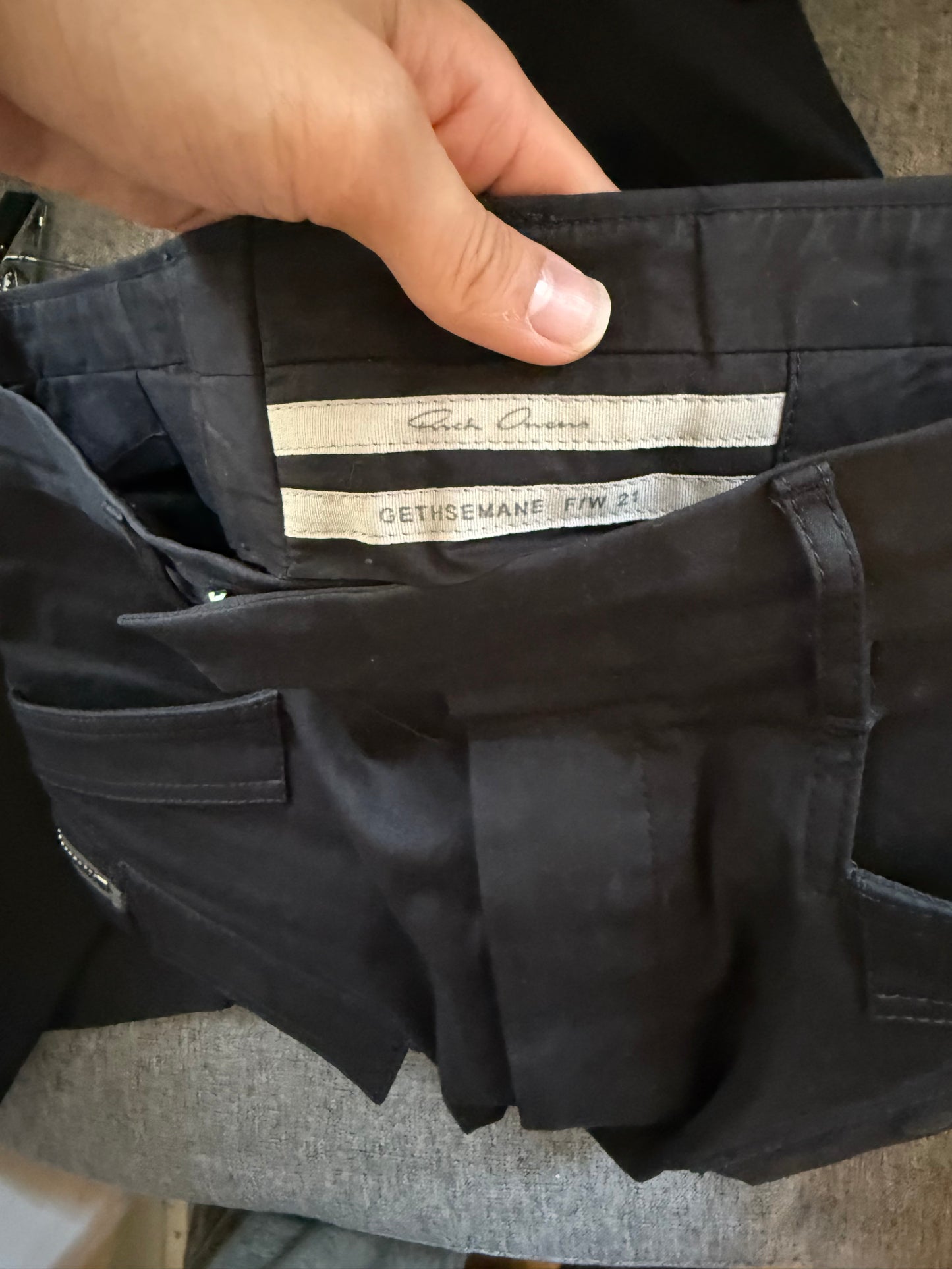 Rick owens FW21 gethsmane security cargos
