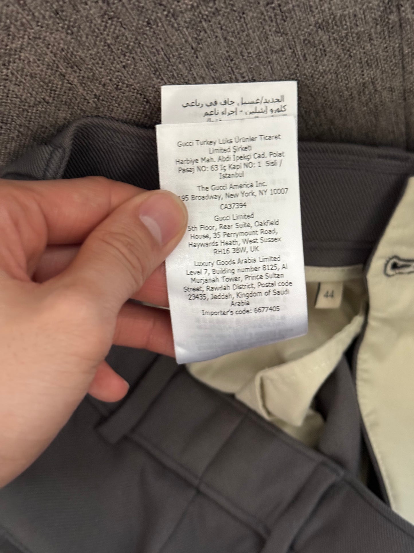 Gucci Adidas stripe trousers