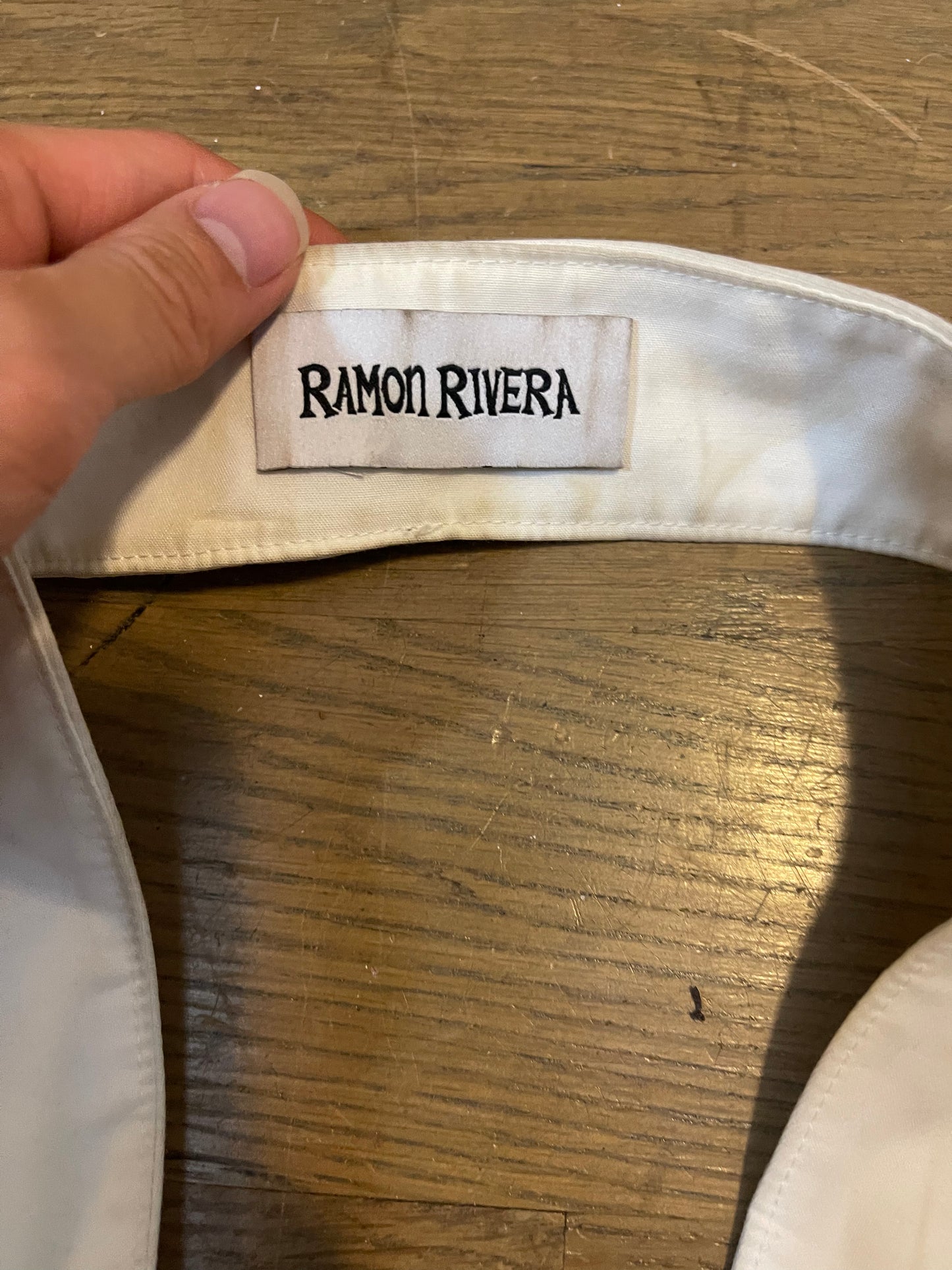 Ramona Rivera white special order scarf tie