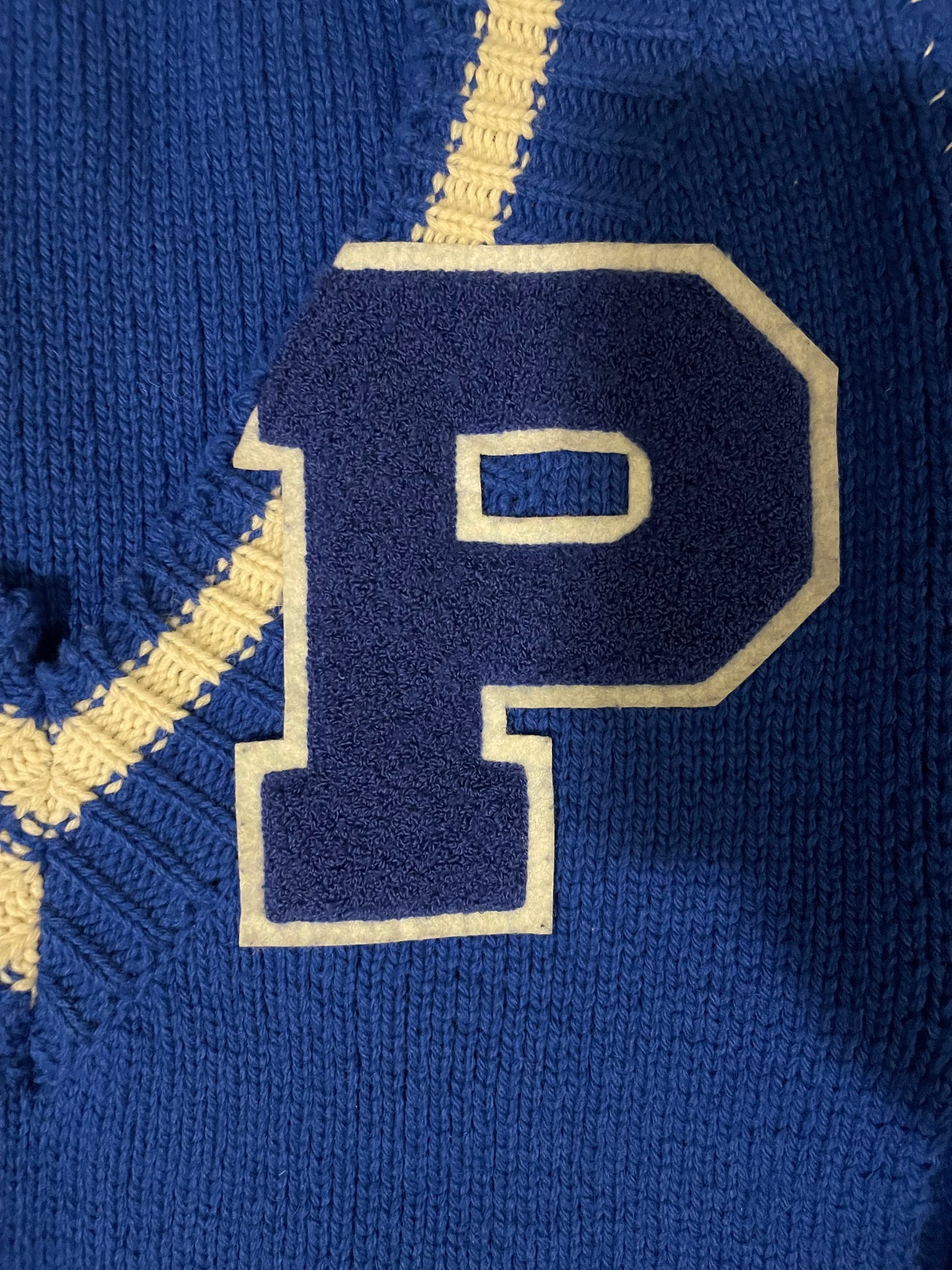 Raf Simons aw16 reconstructed varsity sweater