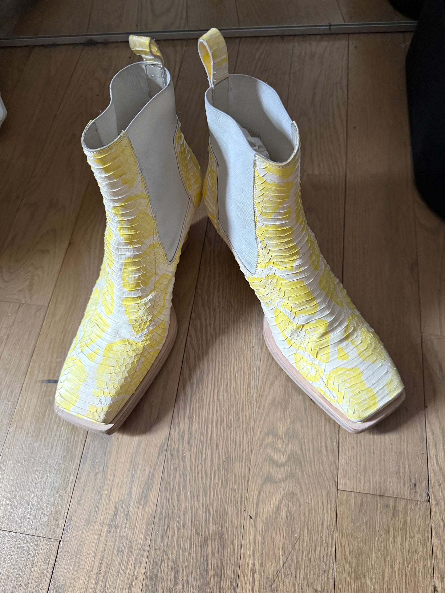Rick Owens AW20 sample python effect leather