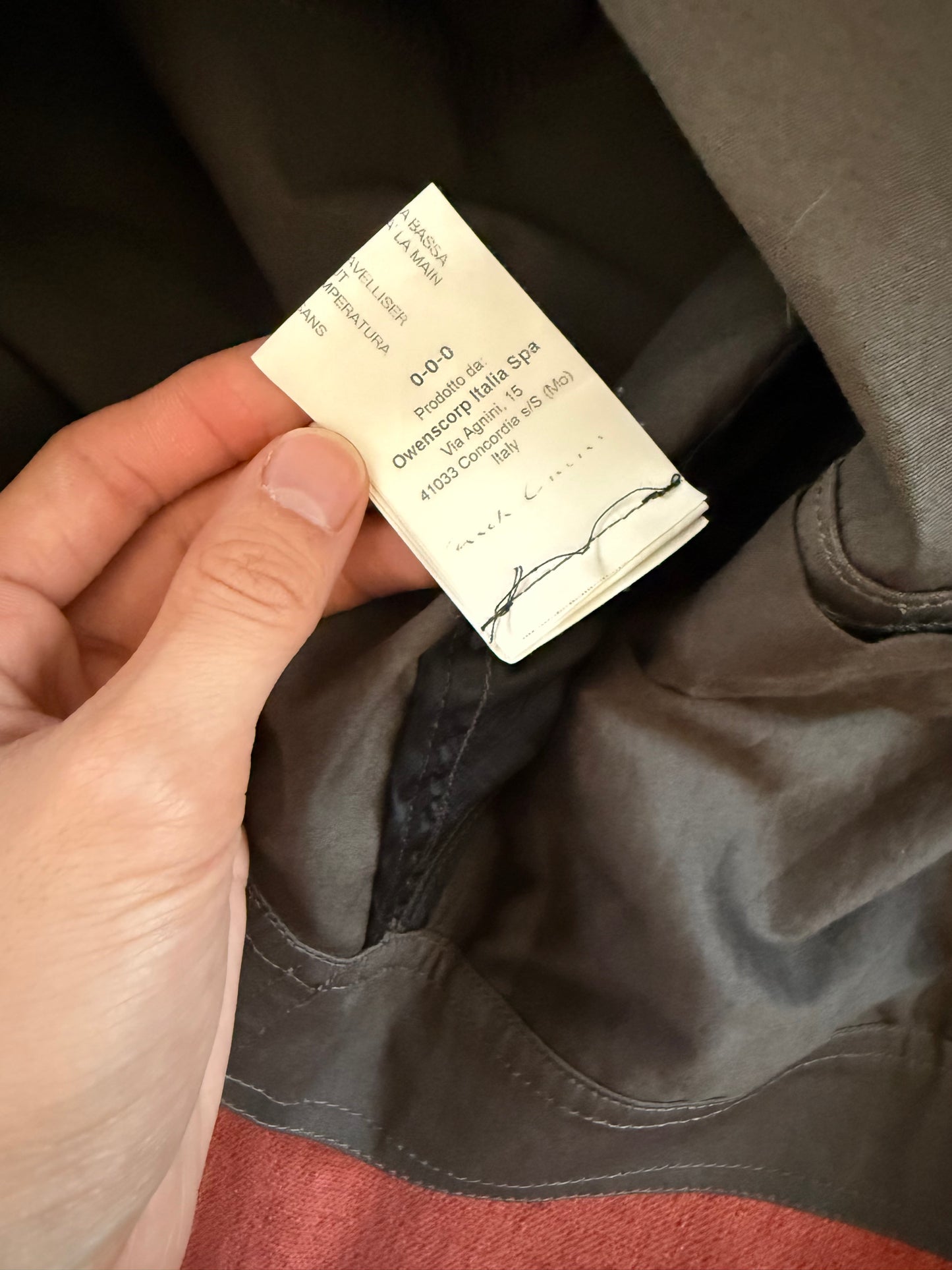 Rick Owens SS18 dirt little joe jacket