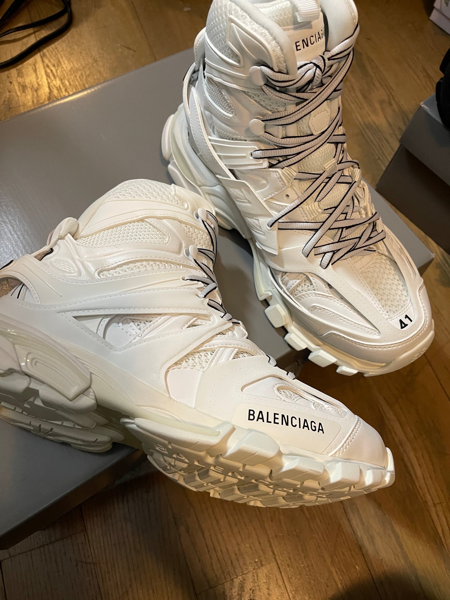 Balenciaga track hike sneaker boots size 41