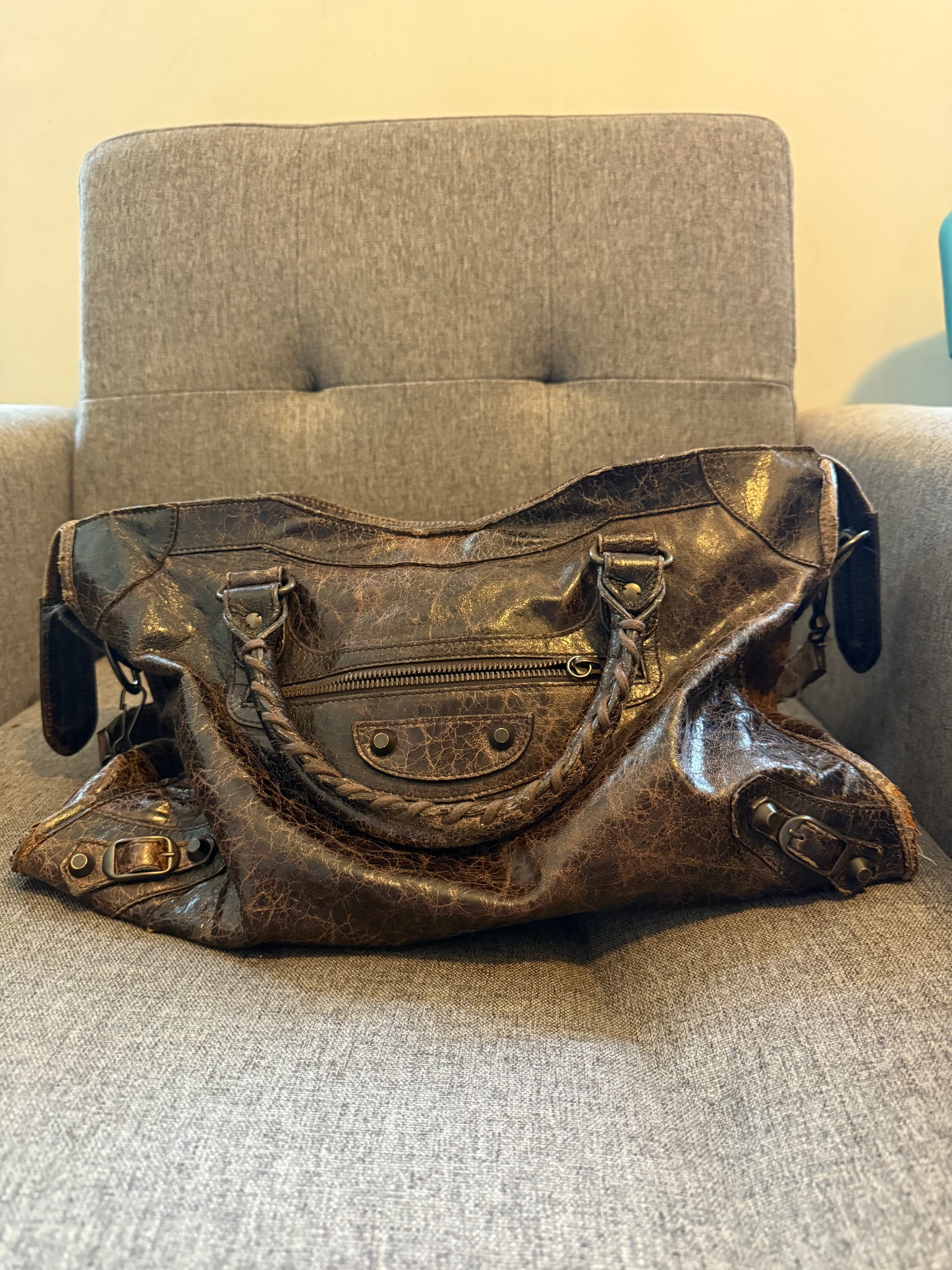 Balenciaga citi motorcycle bag