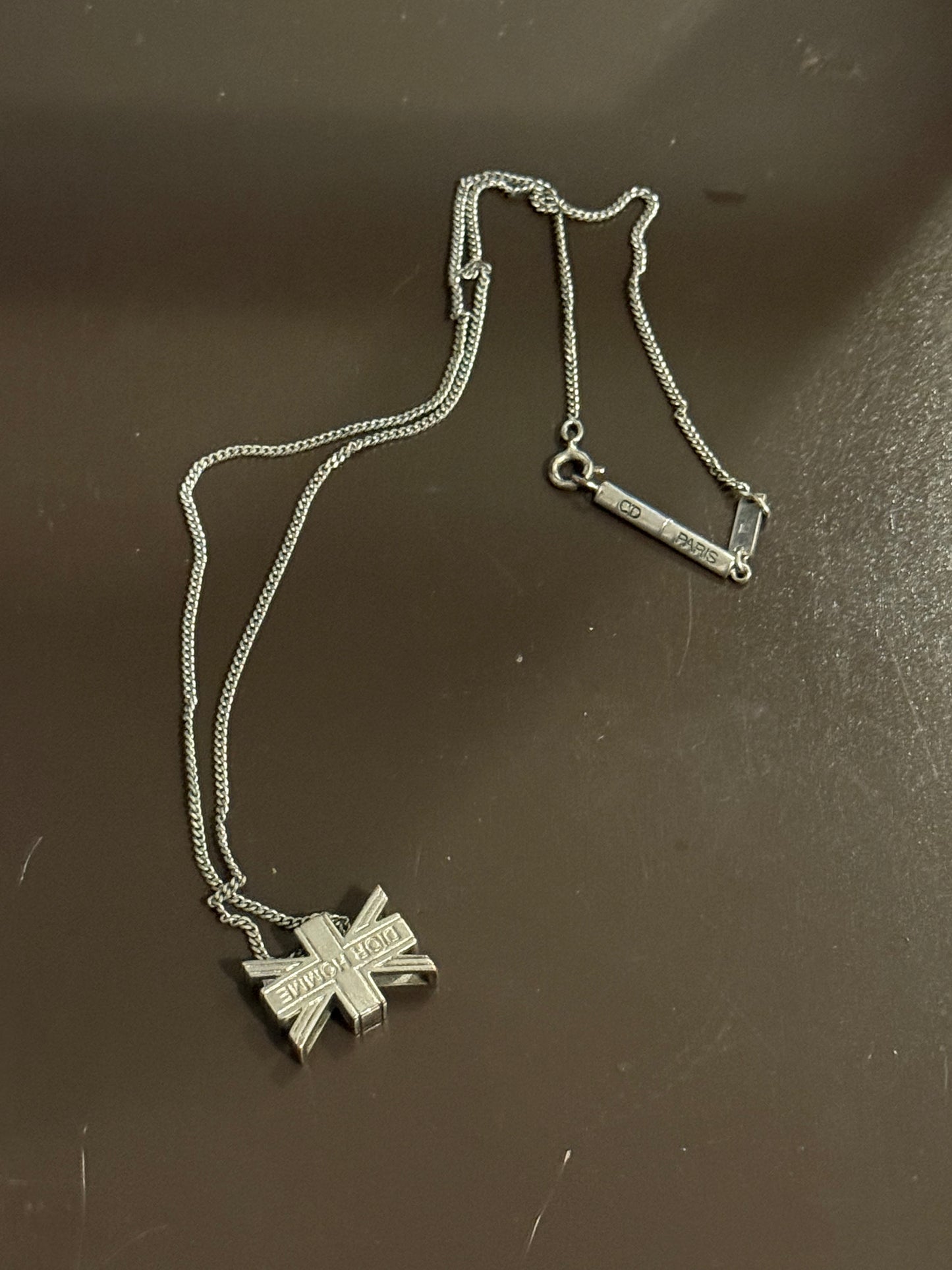Dior Homme SS06 Union Jack necklace
