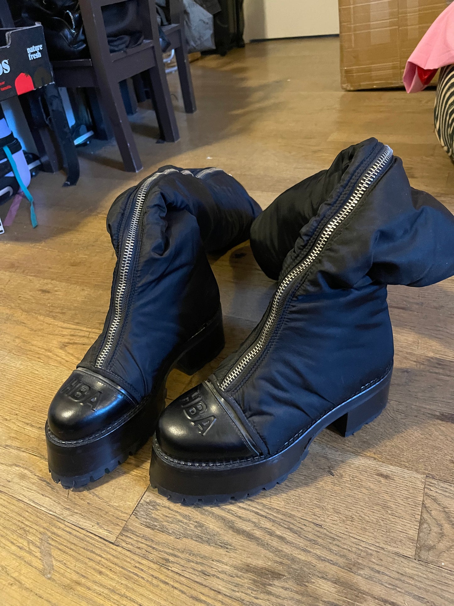 Hood by air thigh high centaur boots