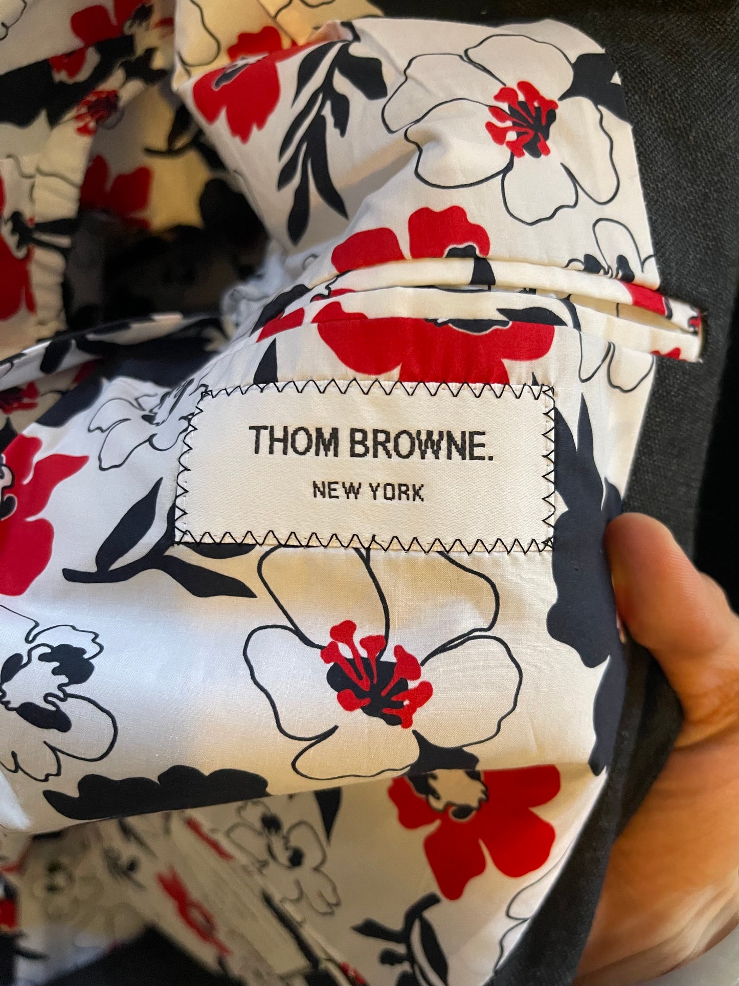 Thom browne SS17 shark fin blazer