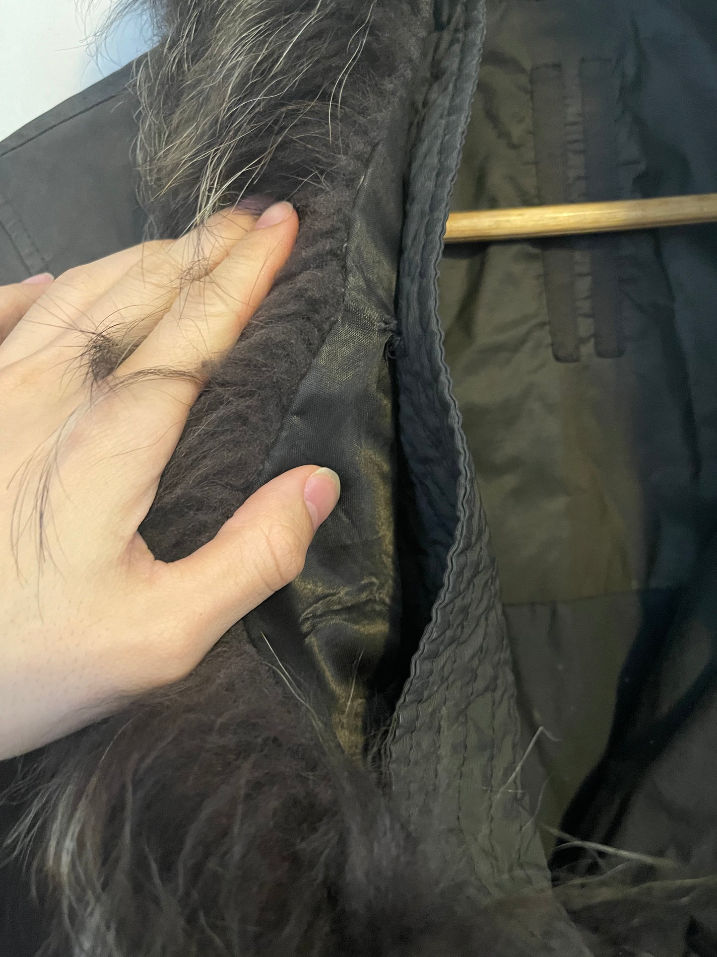 Rick Owens aw13 raccoon fur exploder jacket