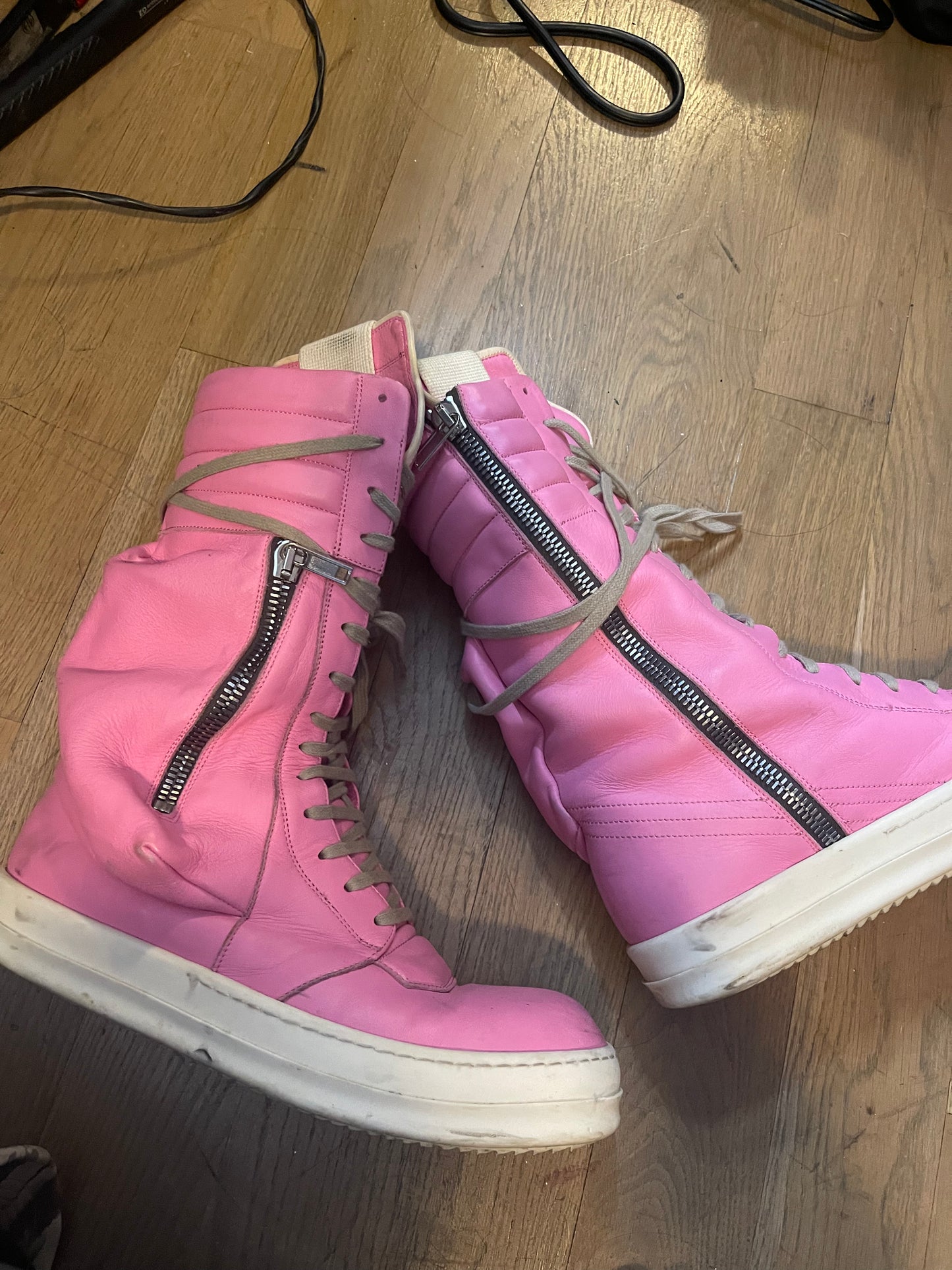 Rick Owens pop pink cargobasket size 42