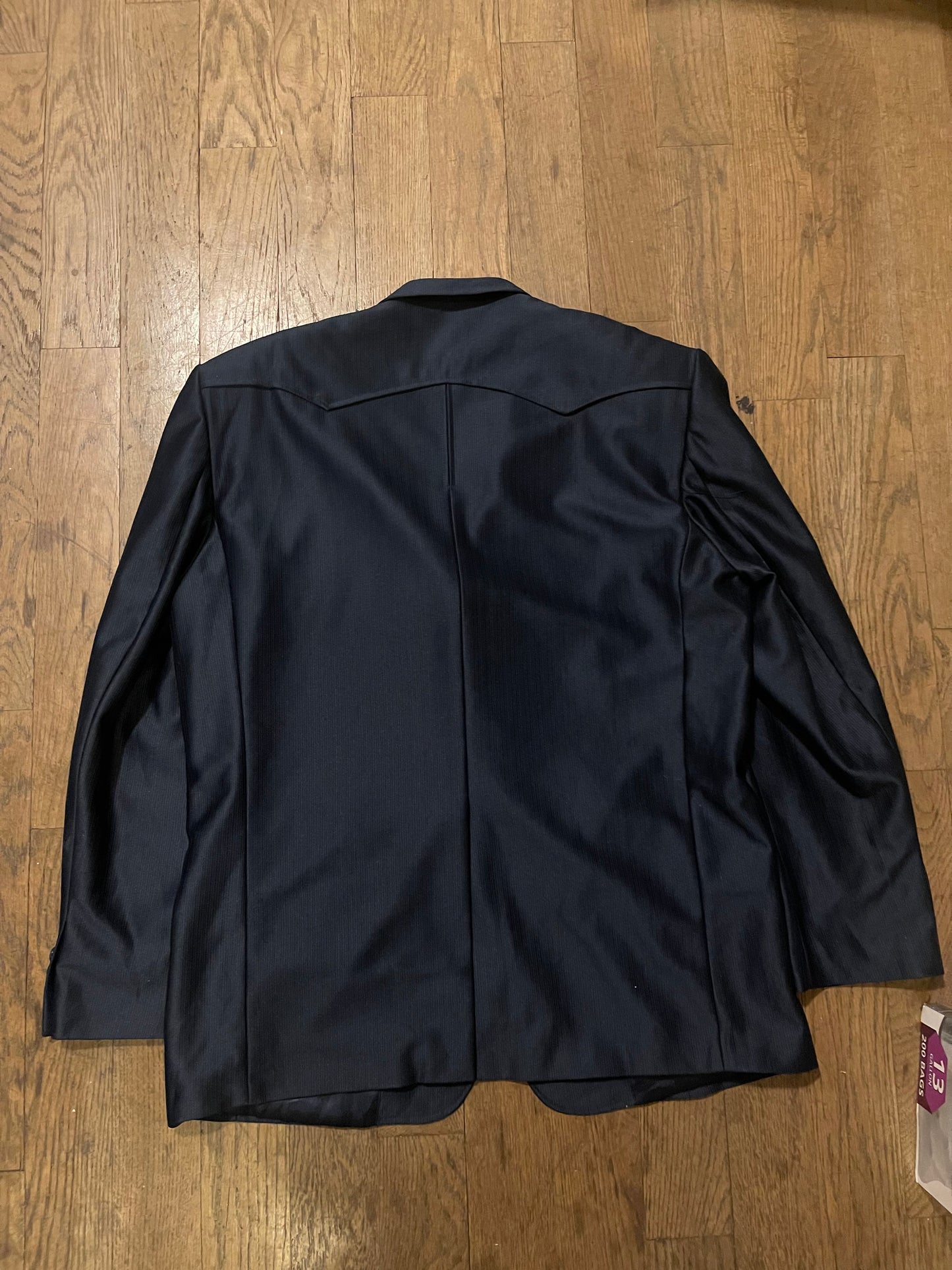 Vintage python western patched blazer