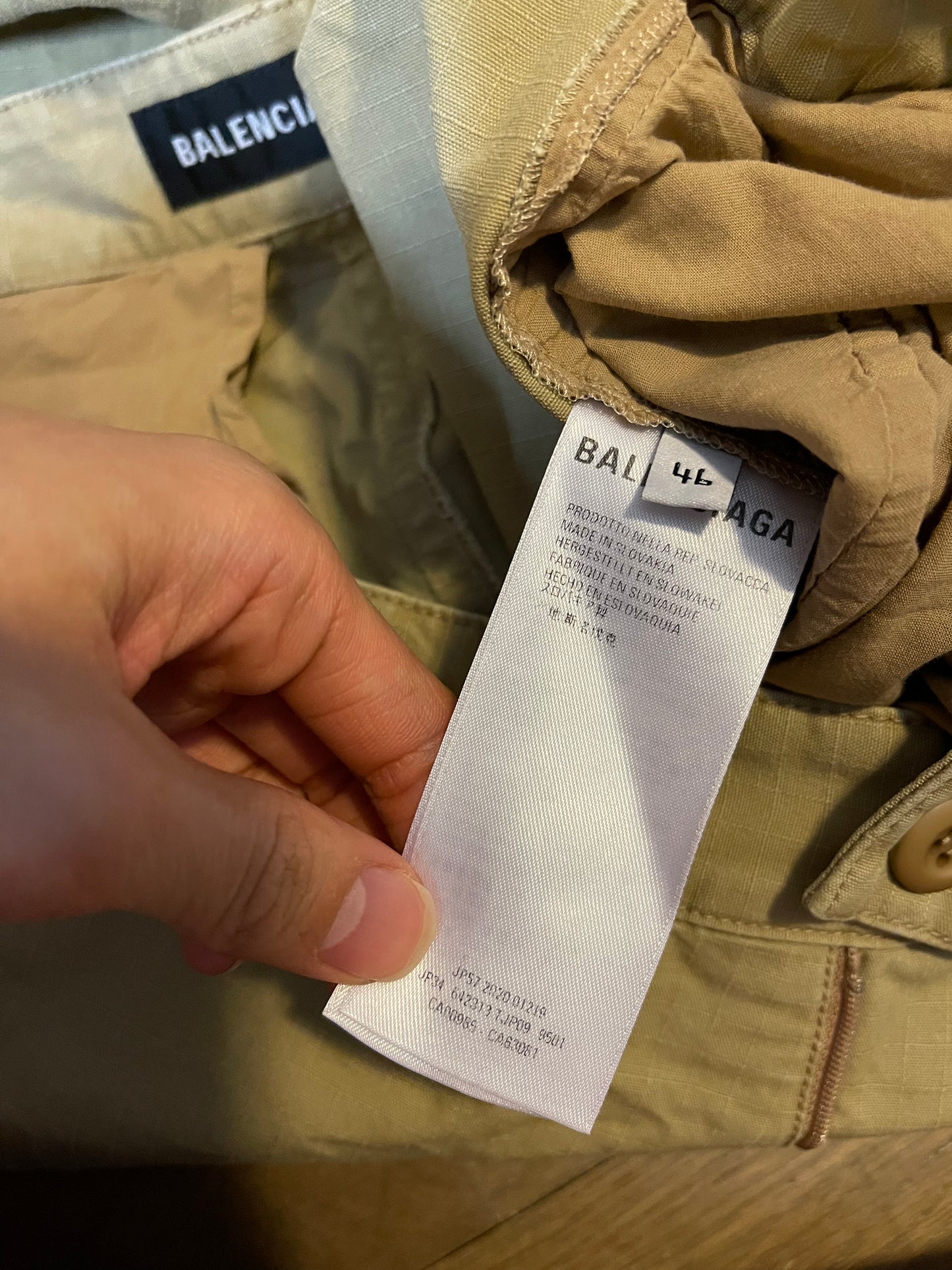 Balenciaga SS20 convertible multi pocket cargo pants
