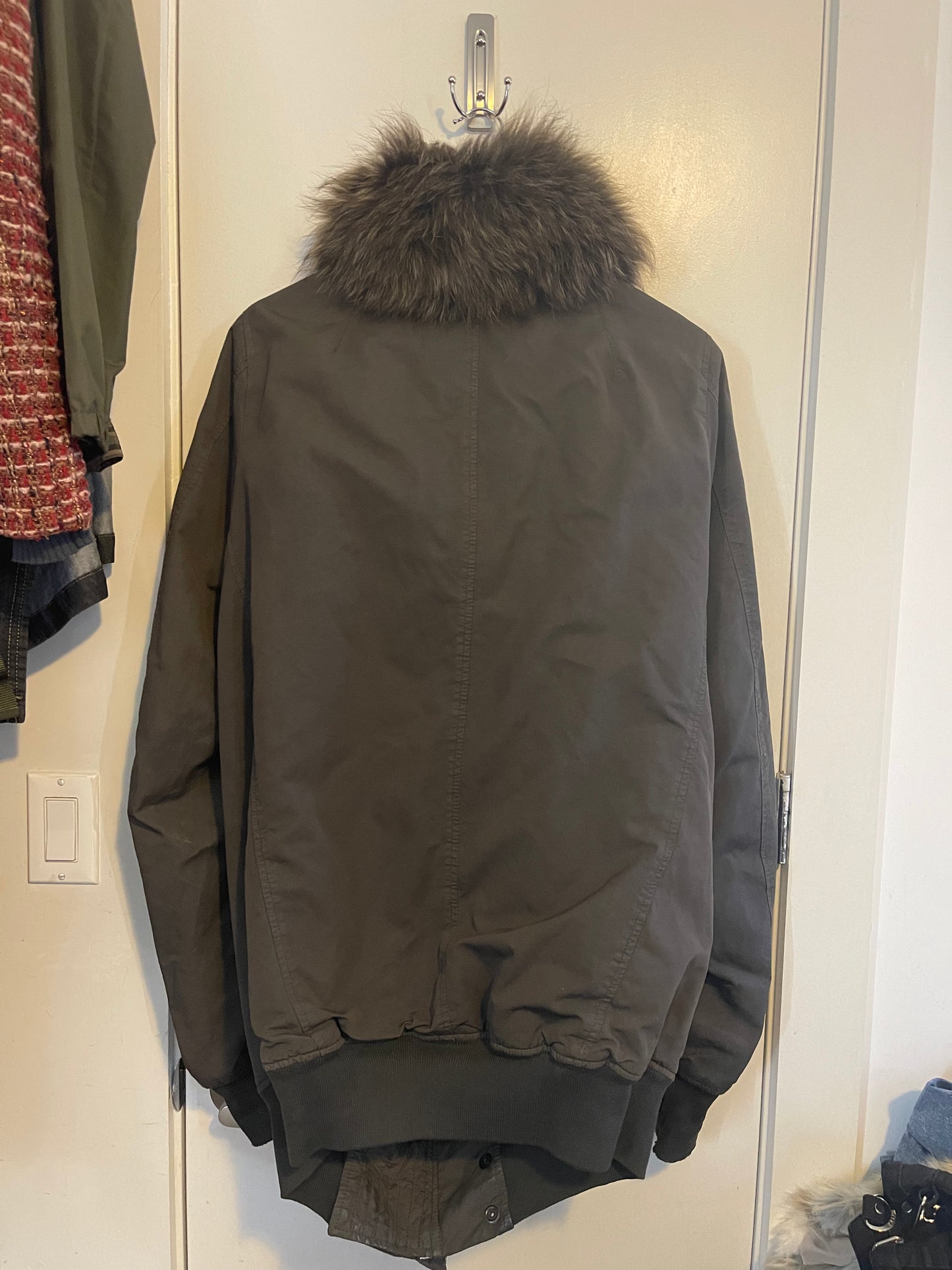Rick Owens aw13 raccoon fur exploder jacket