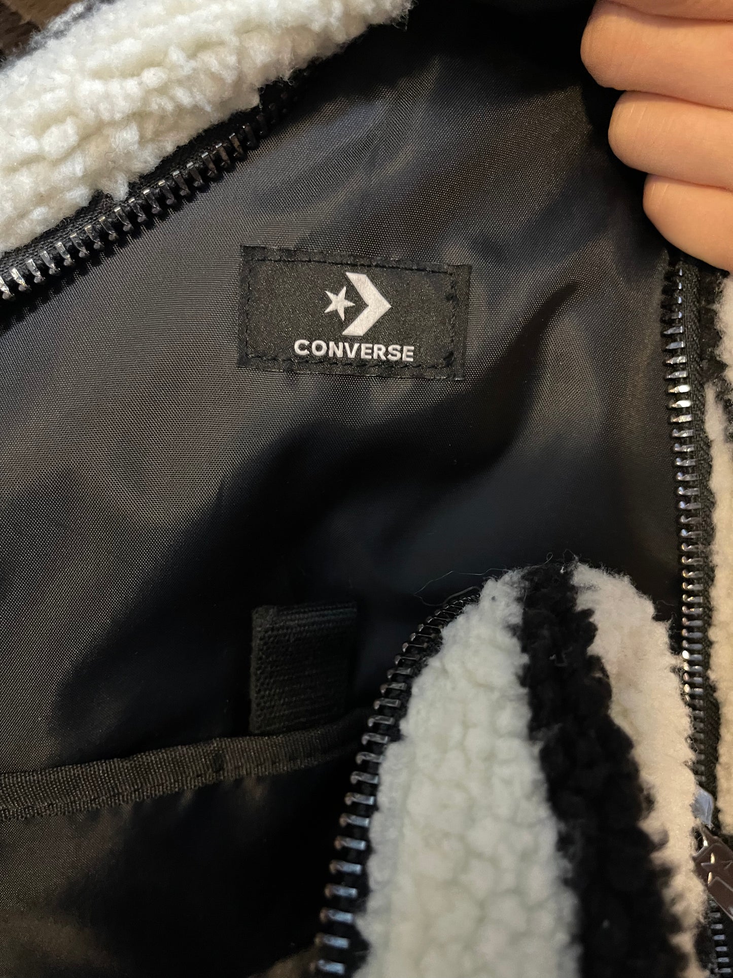Rick Owens drkshdow oversized zebra backpack
