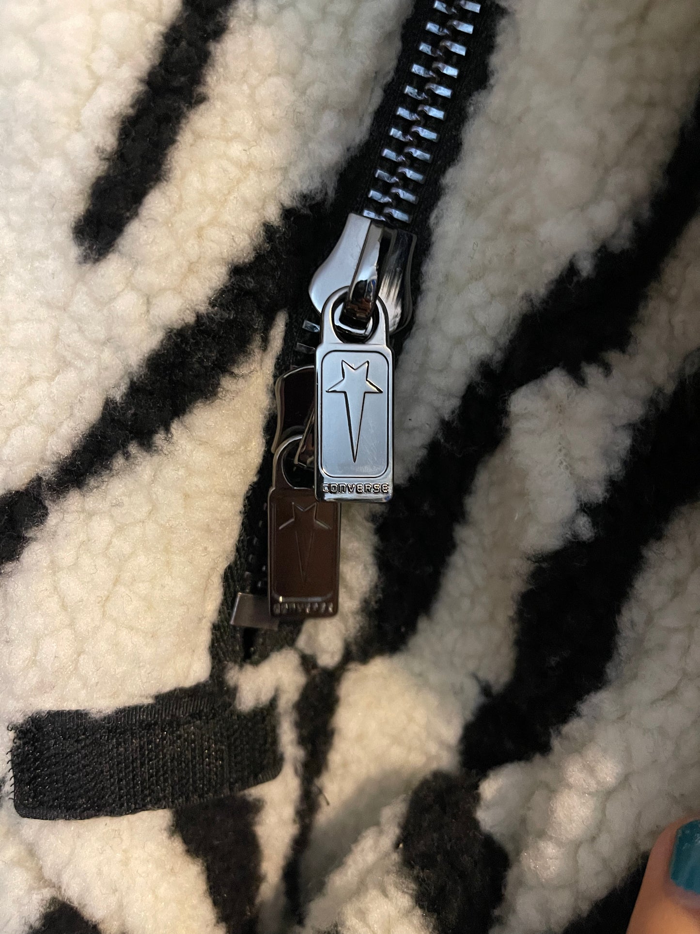 Rick Owens drkshdow oversized zebra backpack