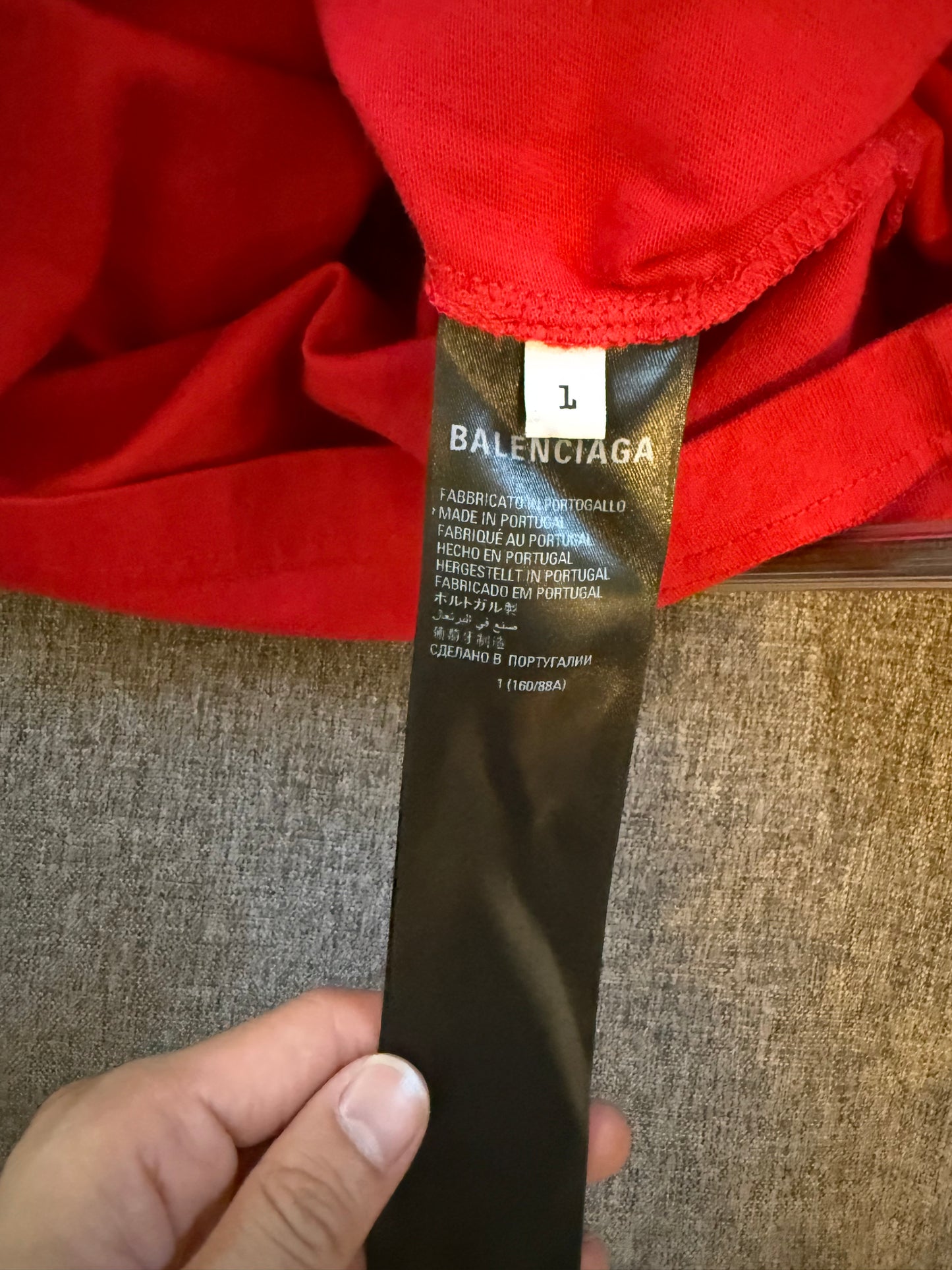 Balenciaga adidas stripe t shirt