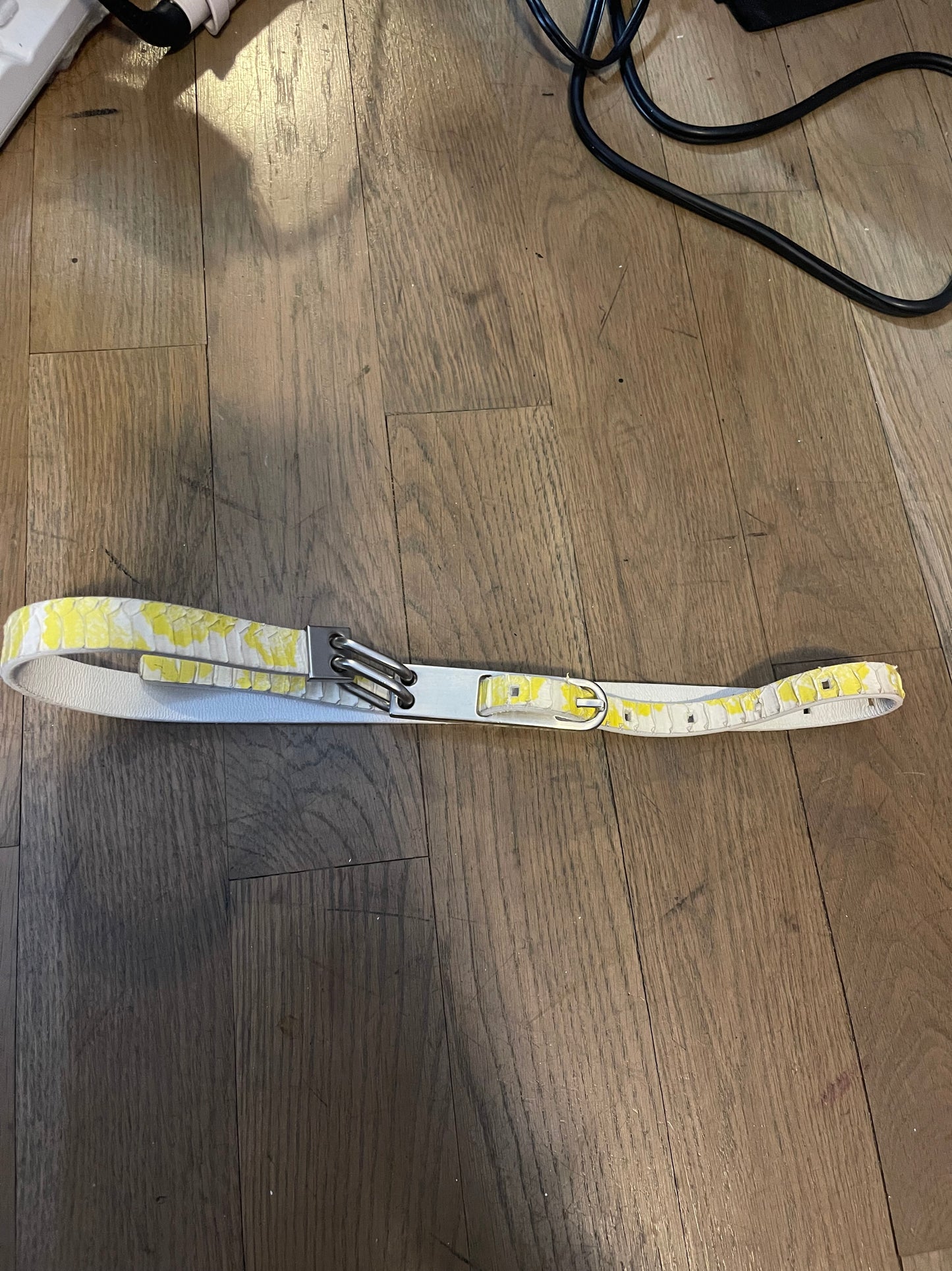 Rick Owens AW20 performa acid snake skin belt